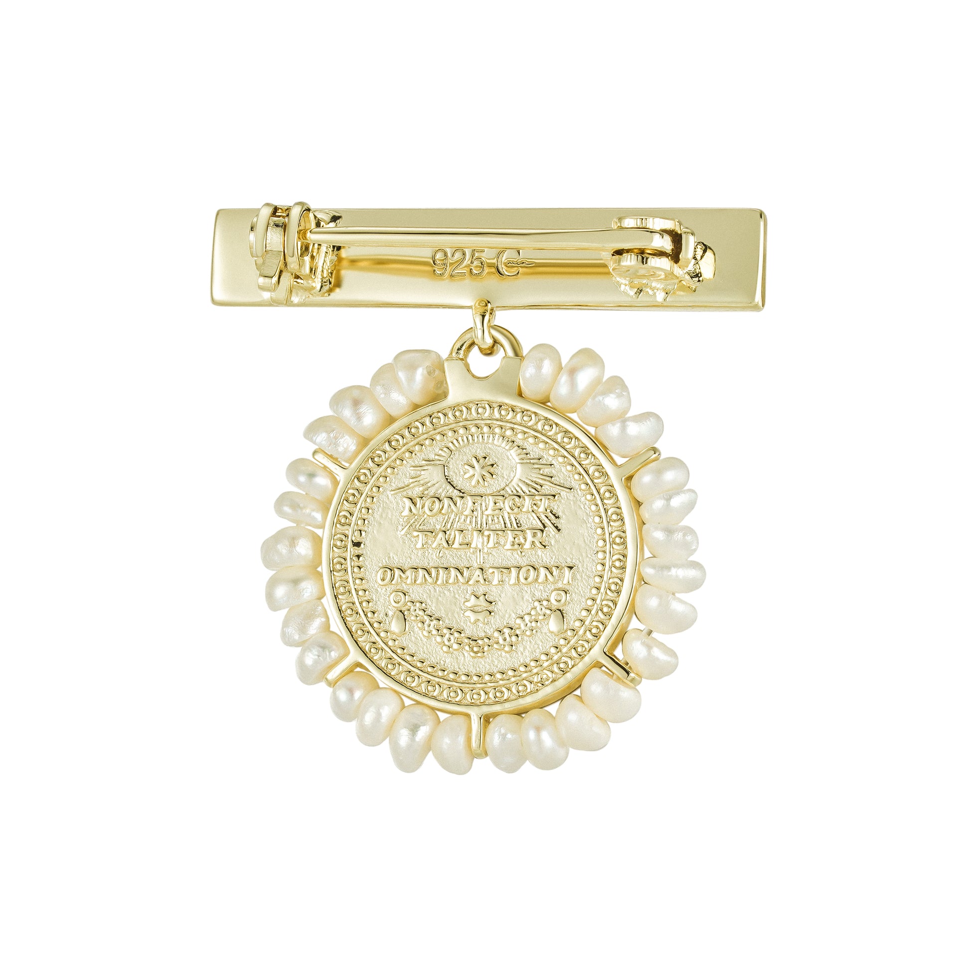 Pin de Bebé Virgen de Guadalupe con Perlas