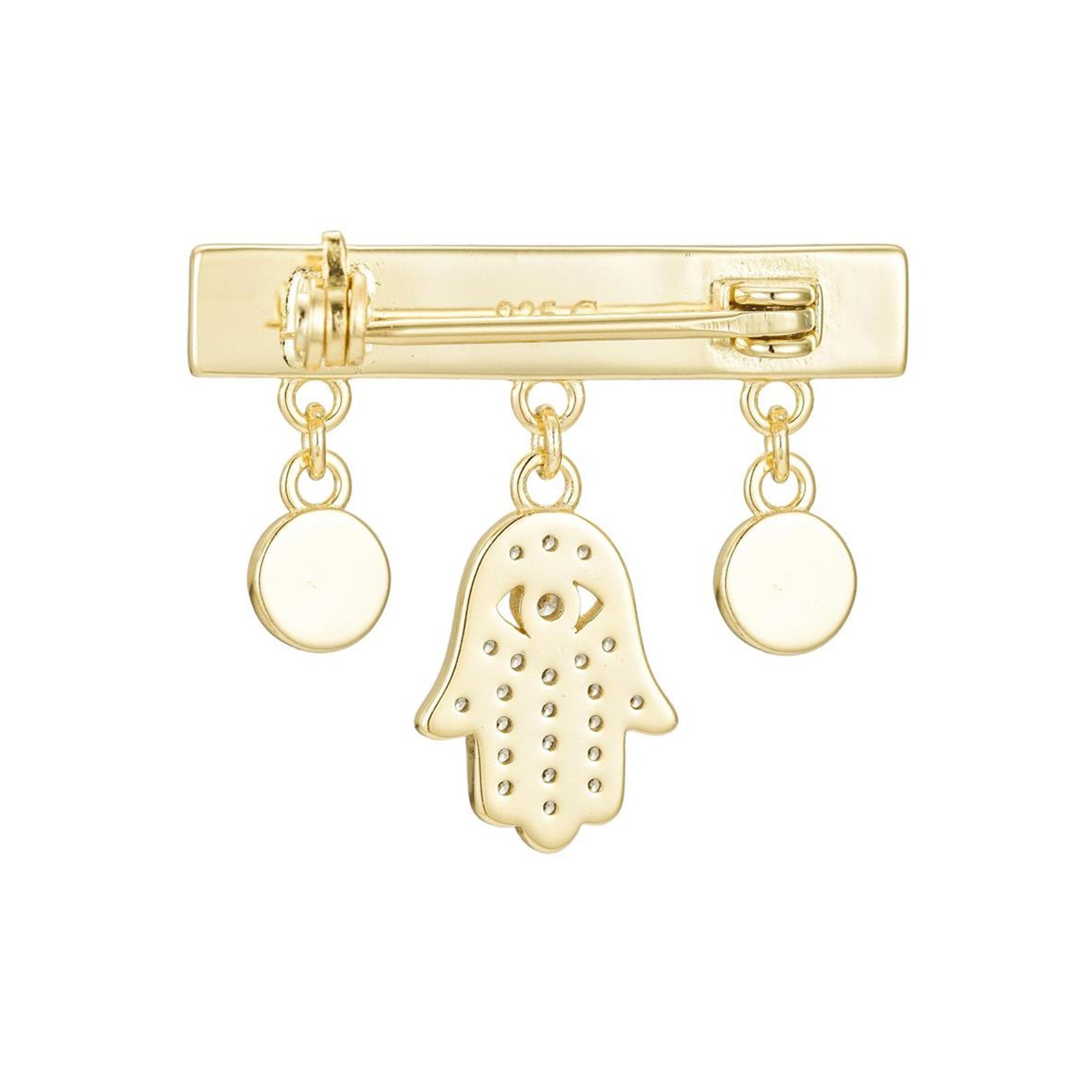 Pin de Bebé Mano de Fátima y Ojo Turco