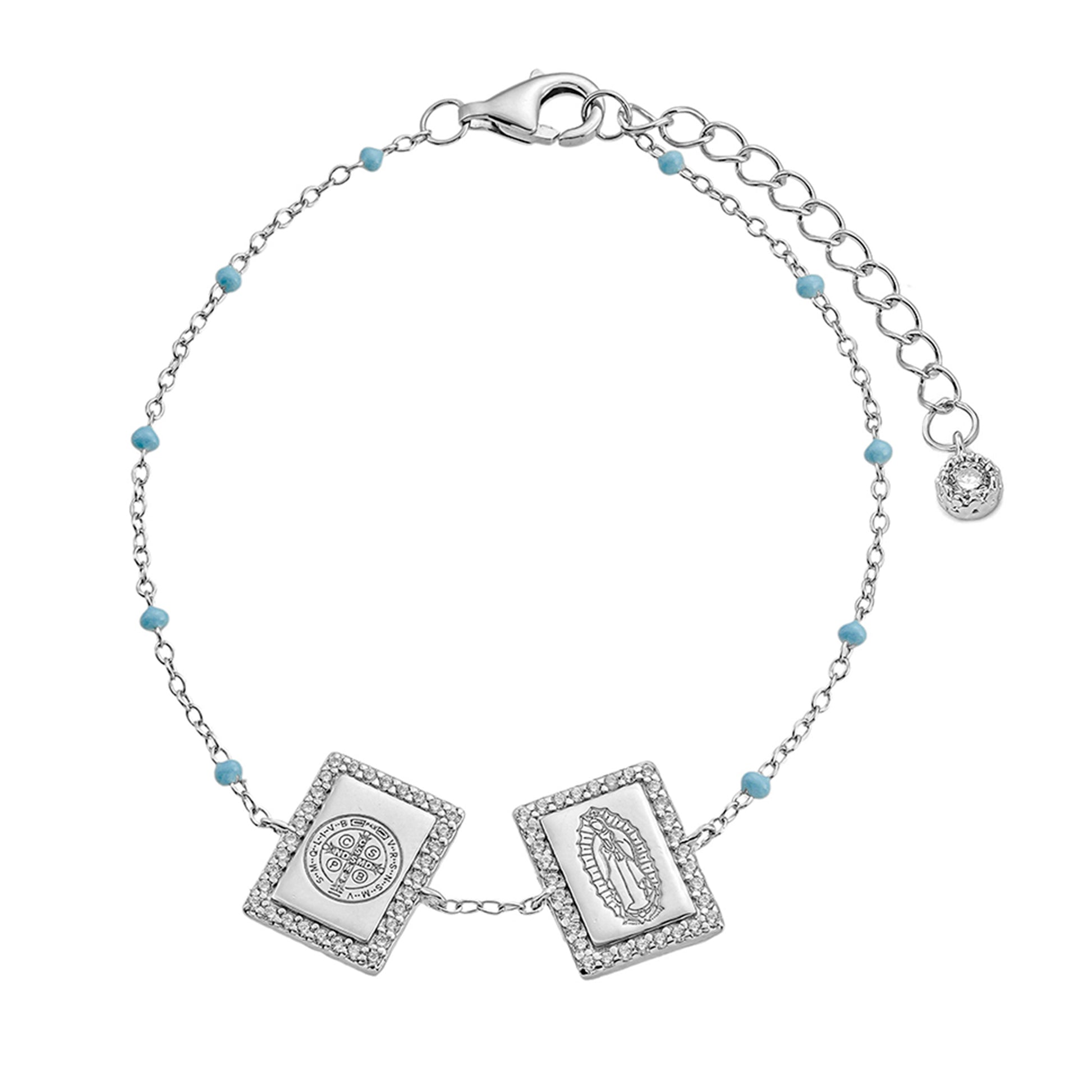 Pulsera San Benito y Virgen María