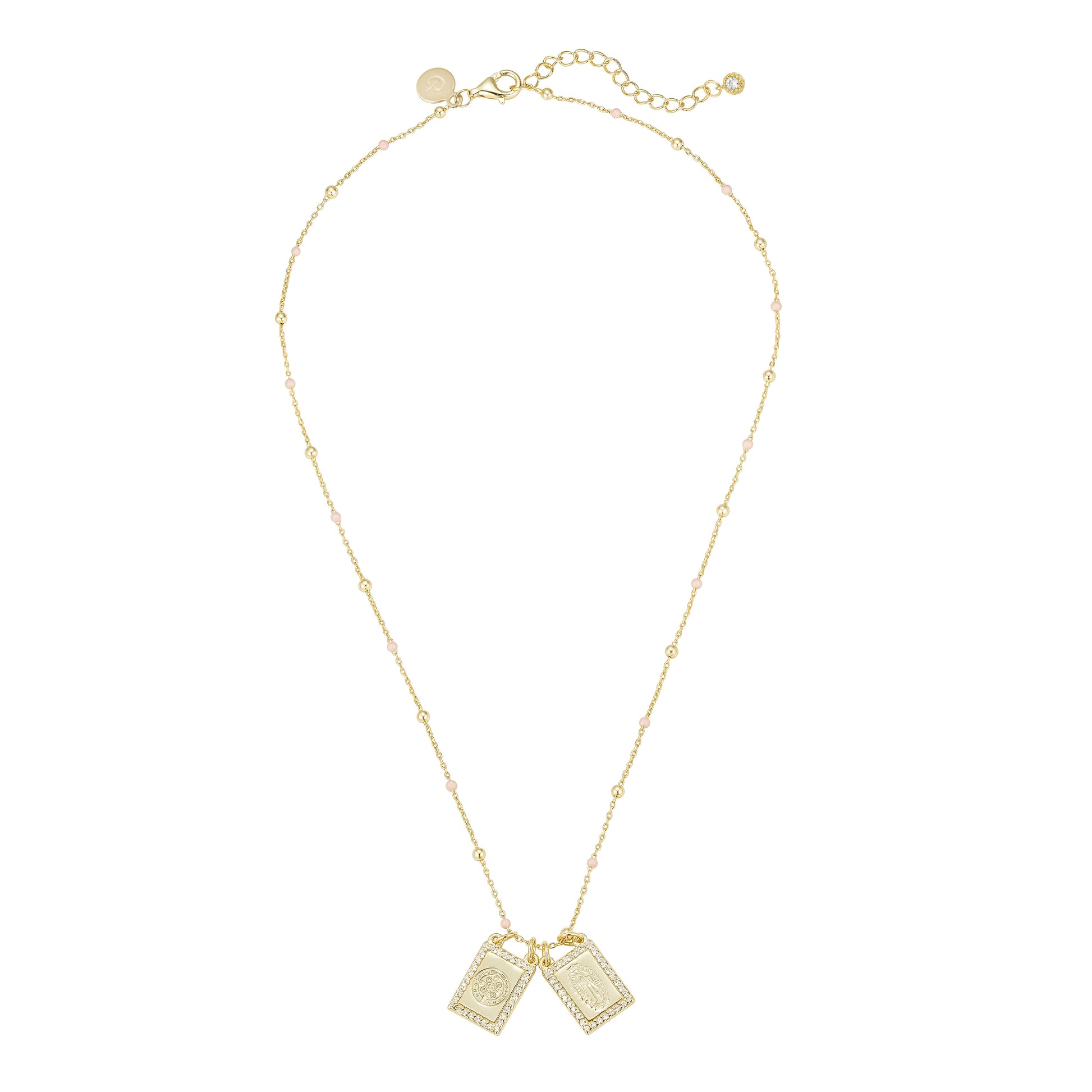 Escapulario San Benito y Virgen de Guadalupe