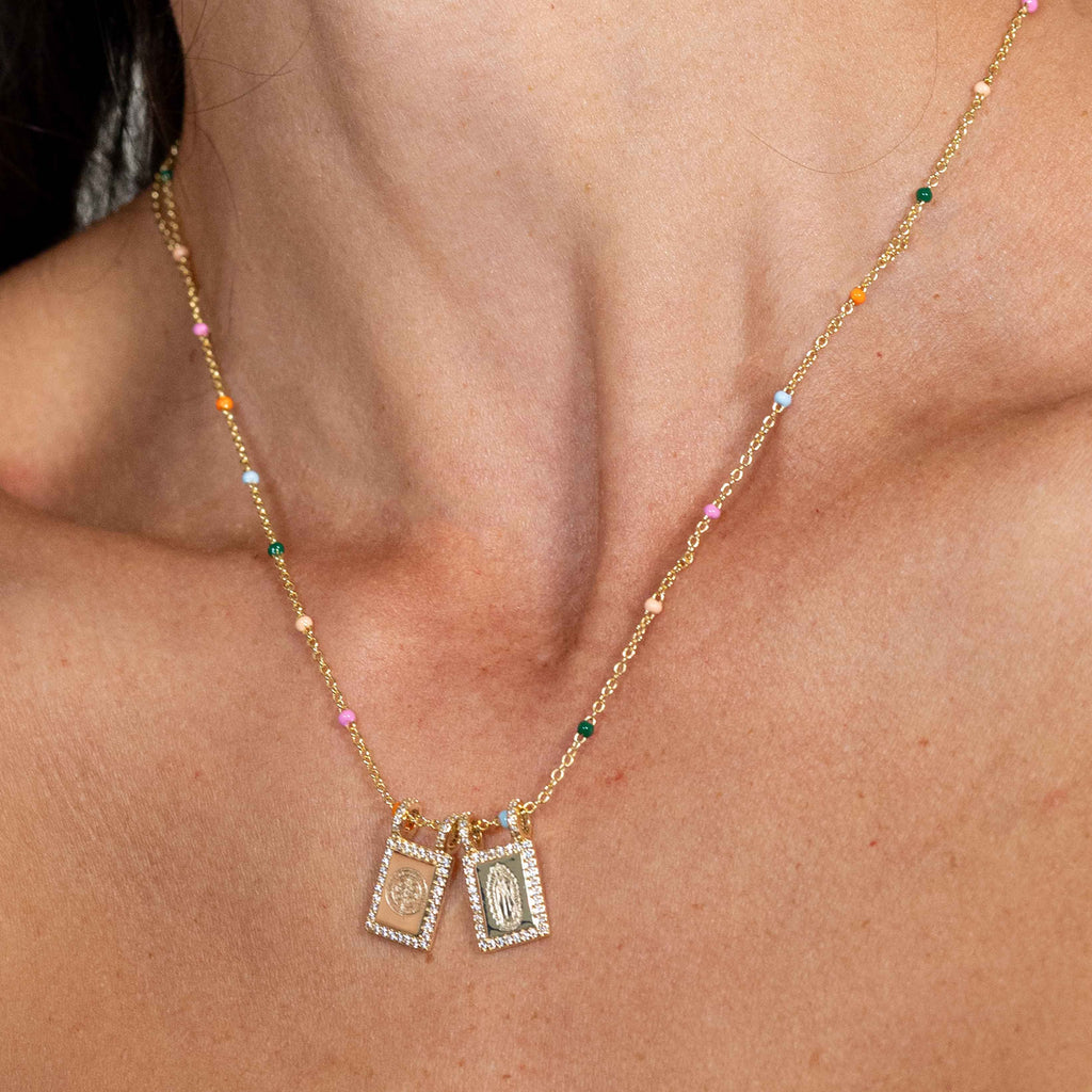 Collar Escapulario Virgen de Guadalupe