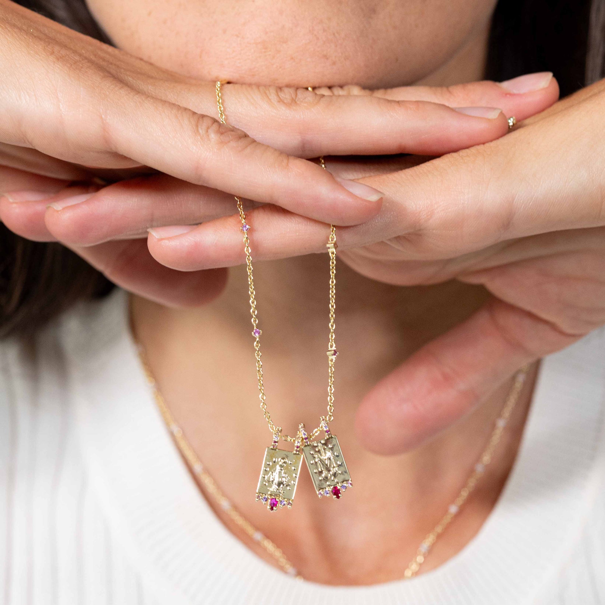 Collar Escapulario Virgen Milagrosa