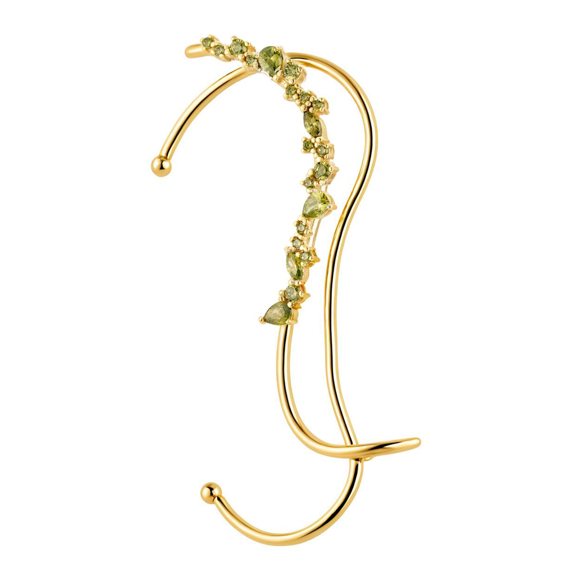 Ear Cuff Multicolor con Cristales |