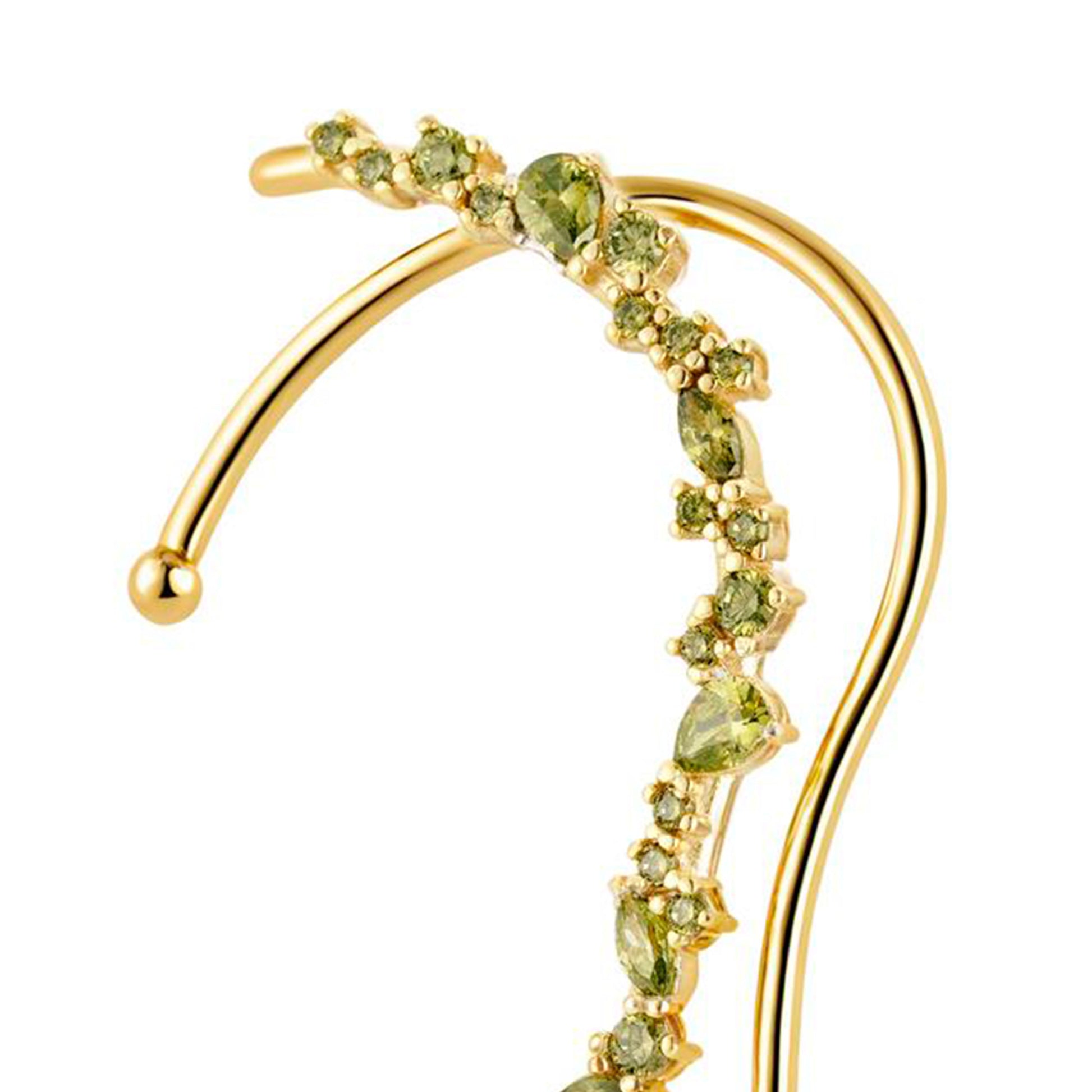 Ear Cuff Multicolor con Cristales |