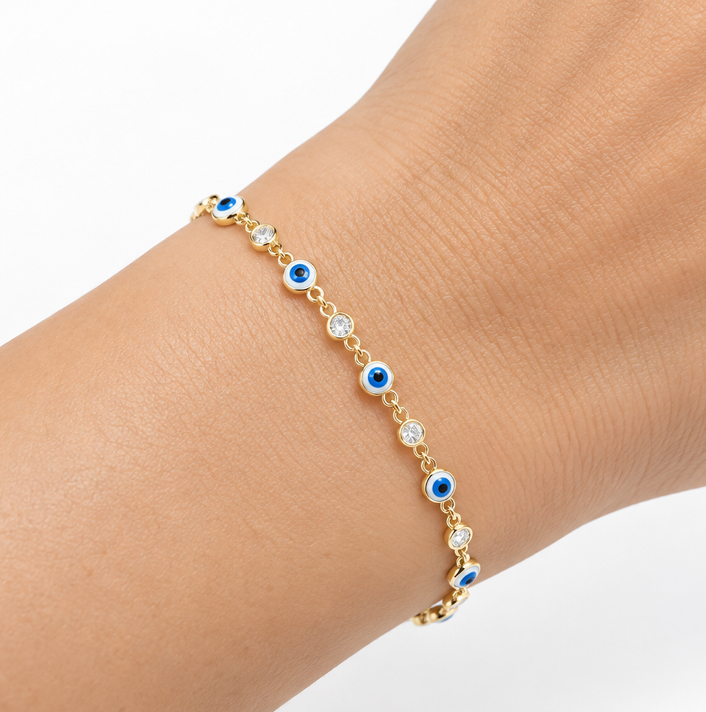 Pulsera Ojo Turco con Circonias