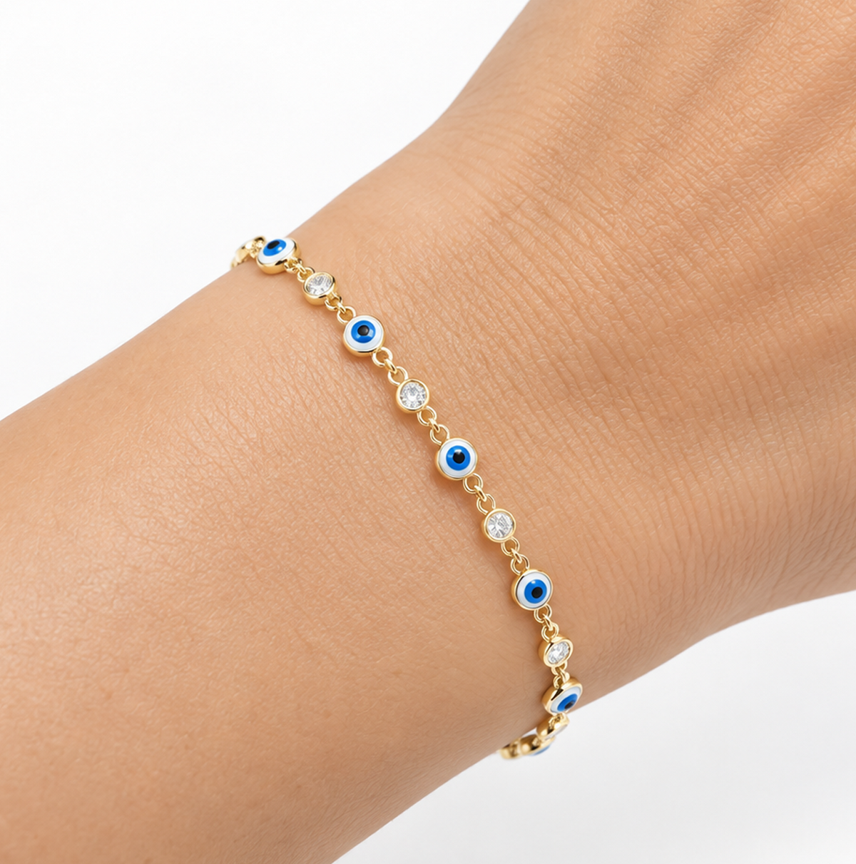 Pulsera Ojo Turco con Circonias