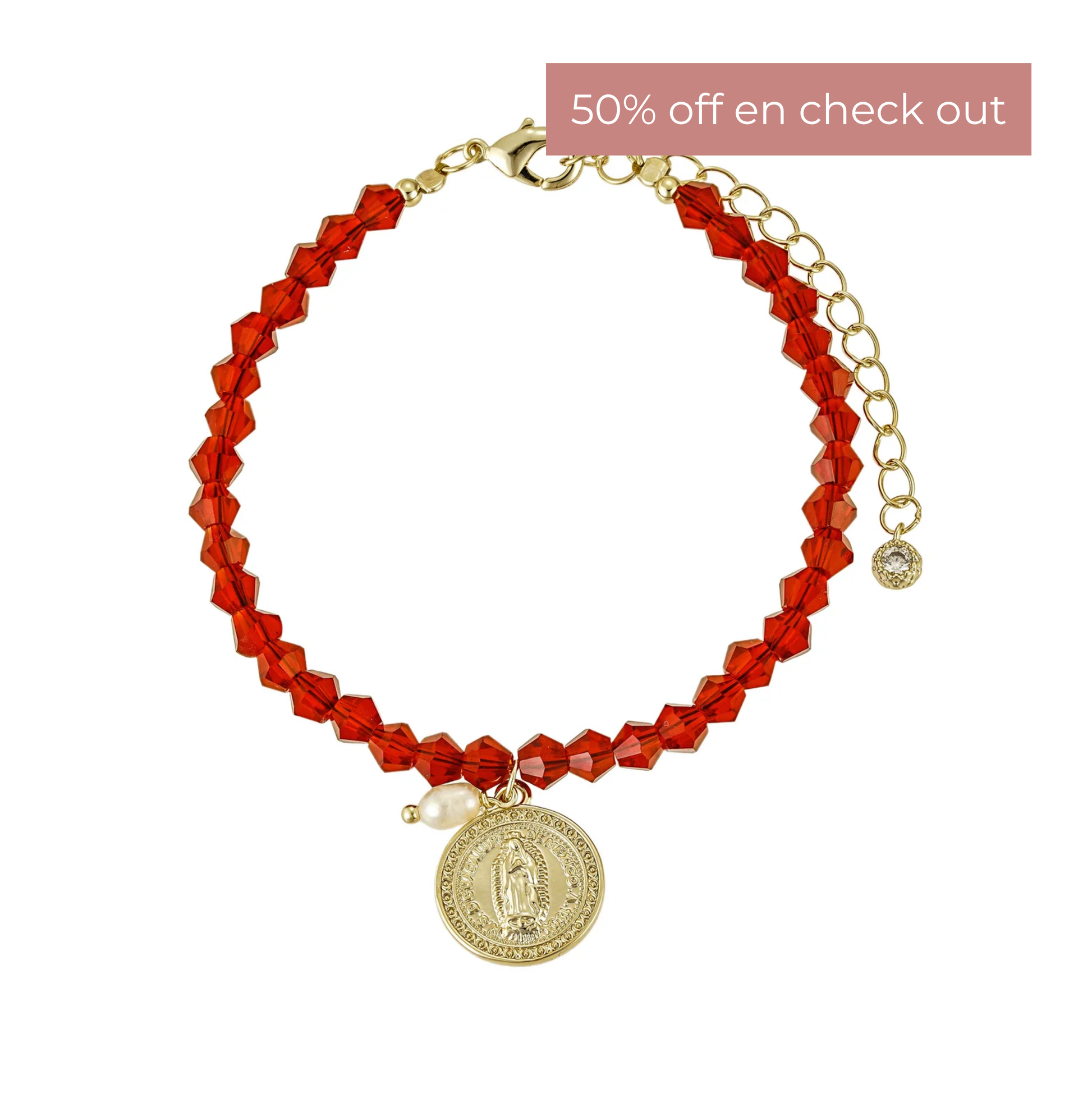 Pulsera Religiosa Virgen de Guadalupe