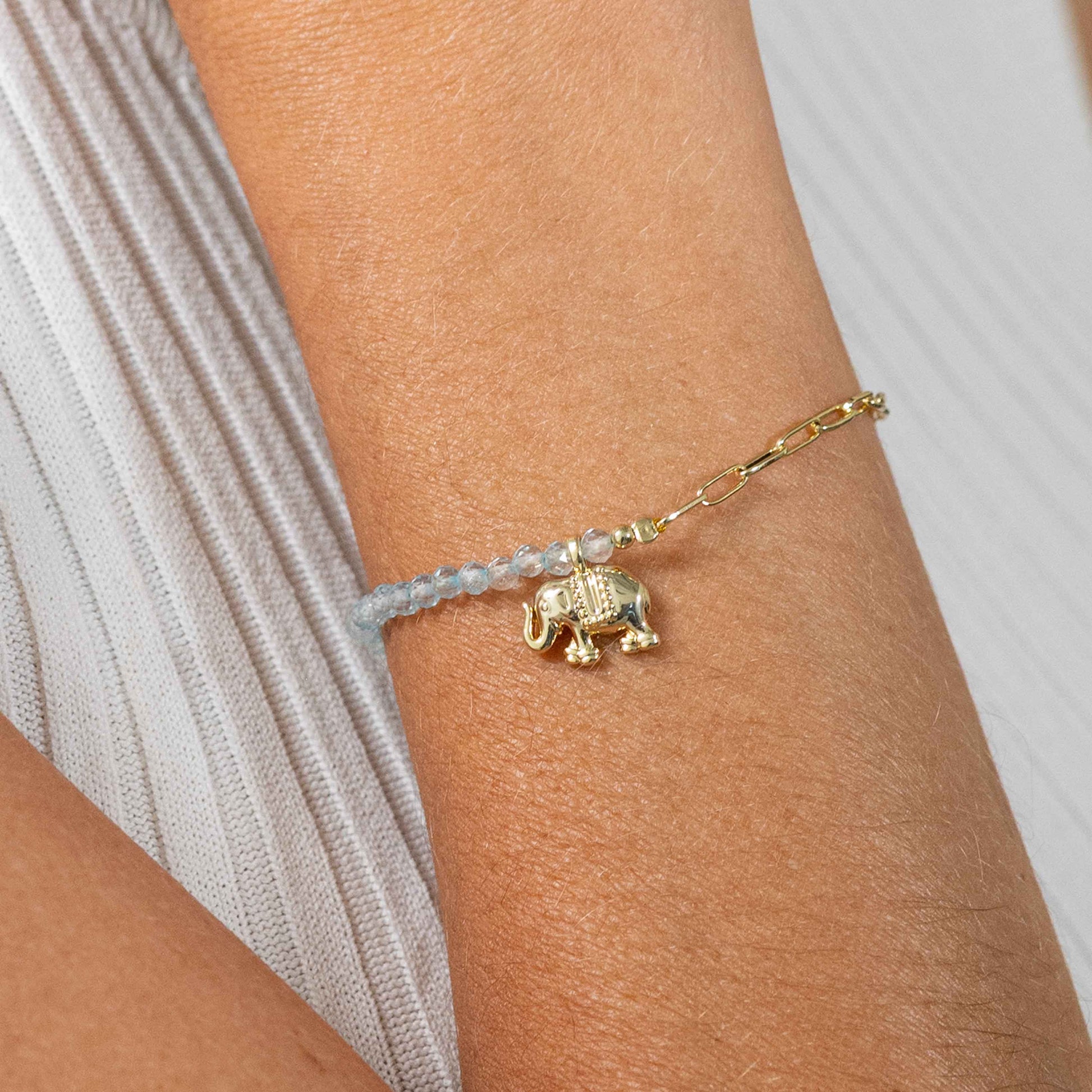 Pulsera Elefante con Cristales