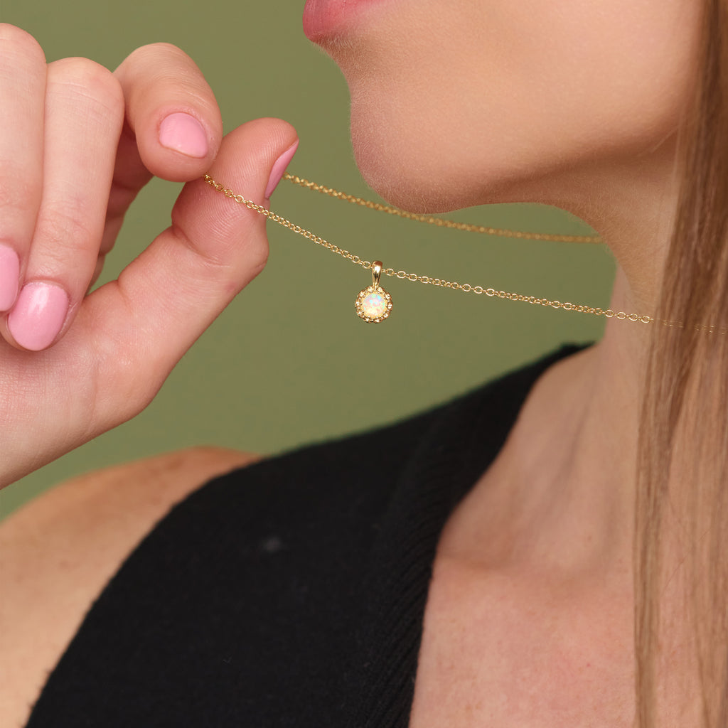 Set Collar y Pusera Flor de Alcachofa