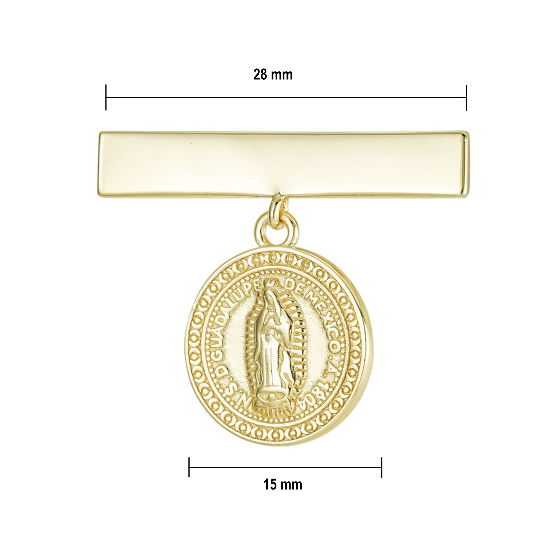 Pin de Bebé Virgen de Guadalupe.