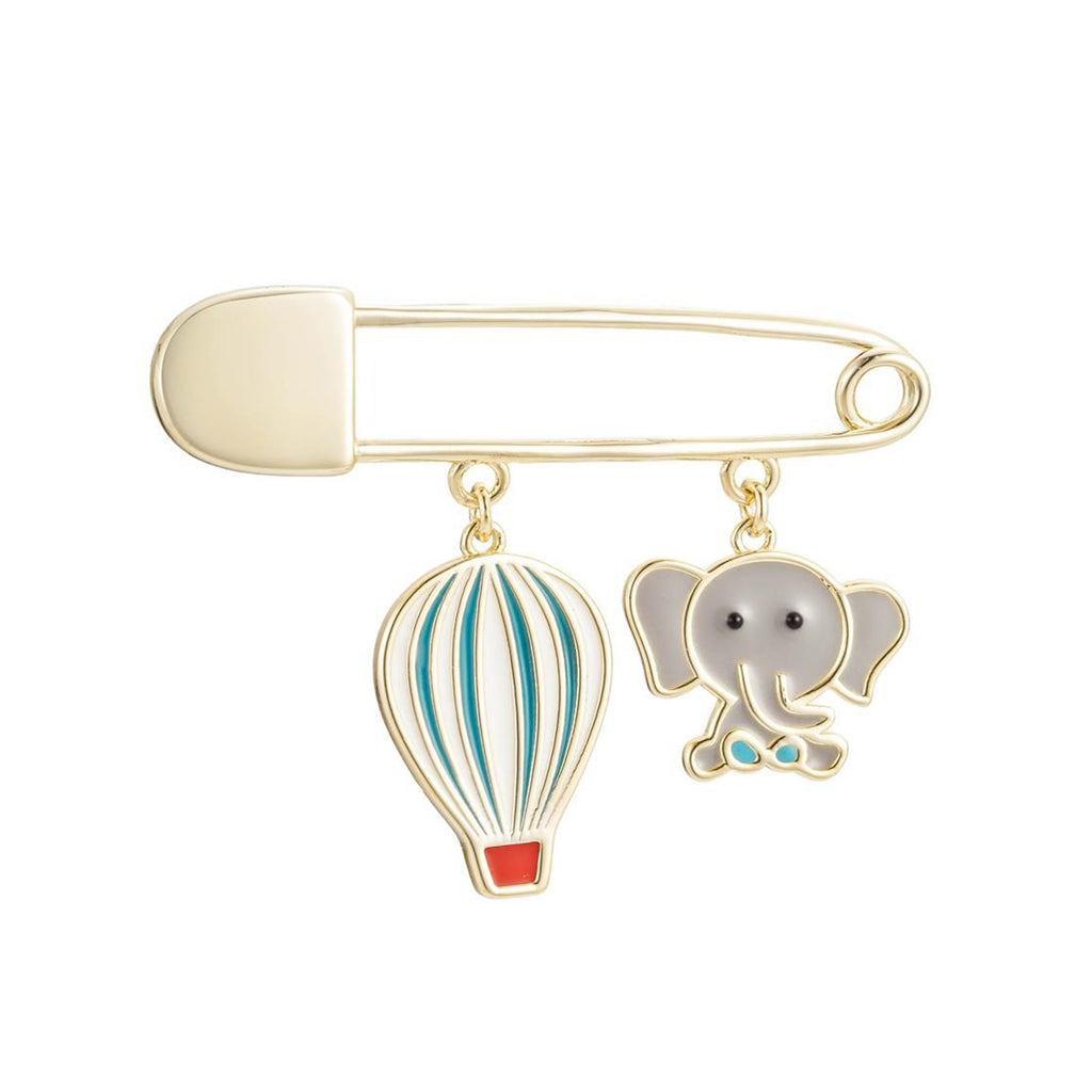 Pin de Bebé Globo y Elefante