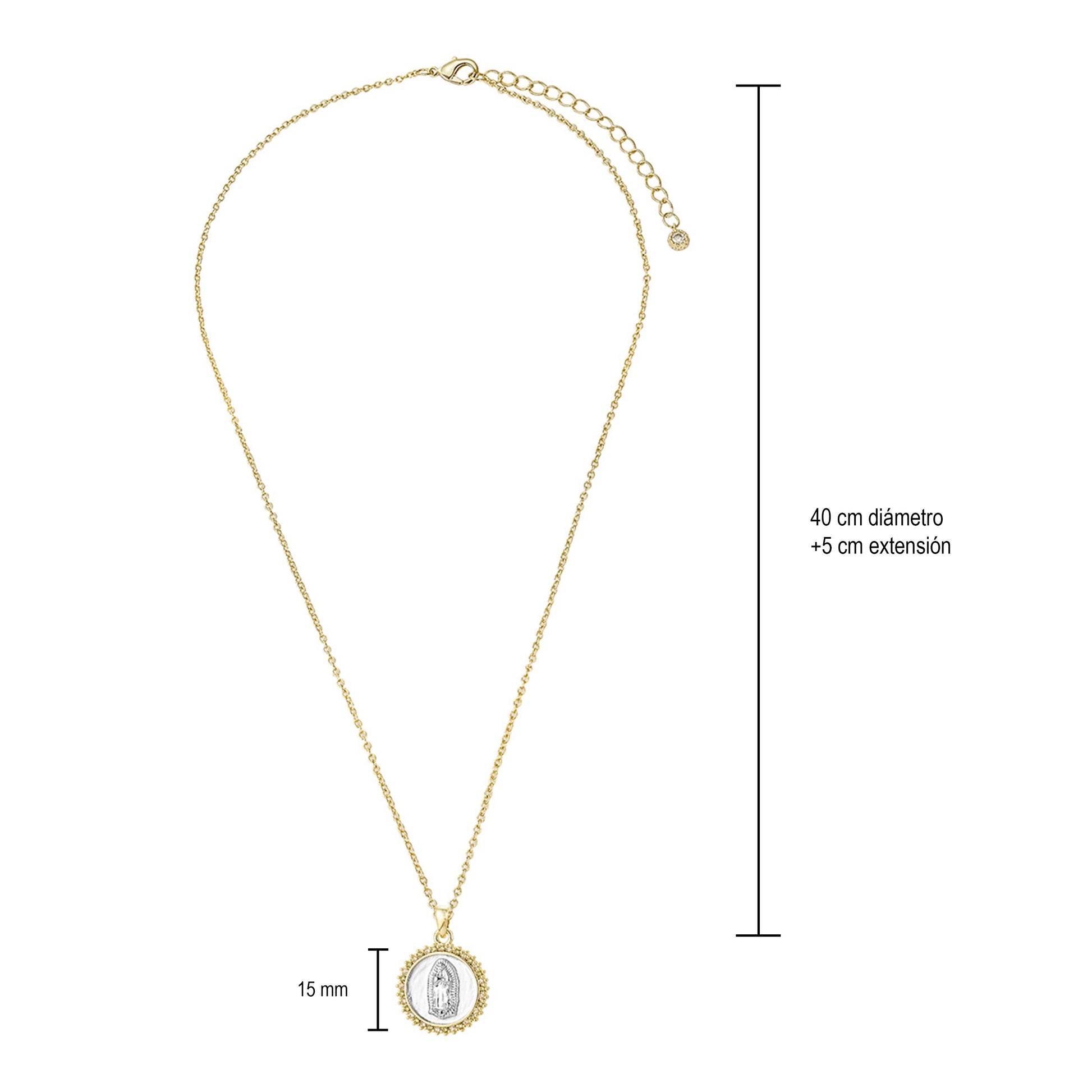Collar Virgen de Guadalupe