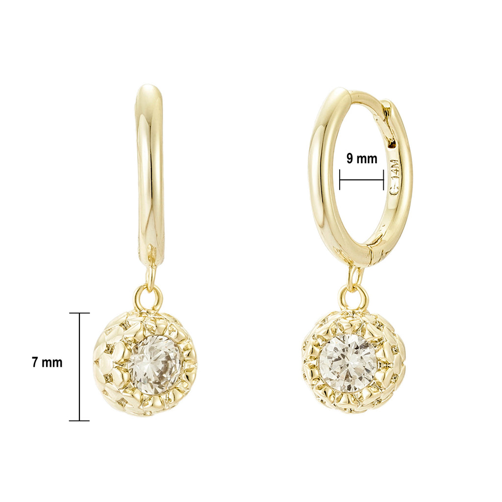 Aretes Flor de Alcachofa