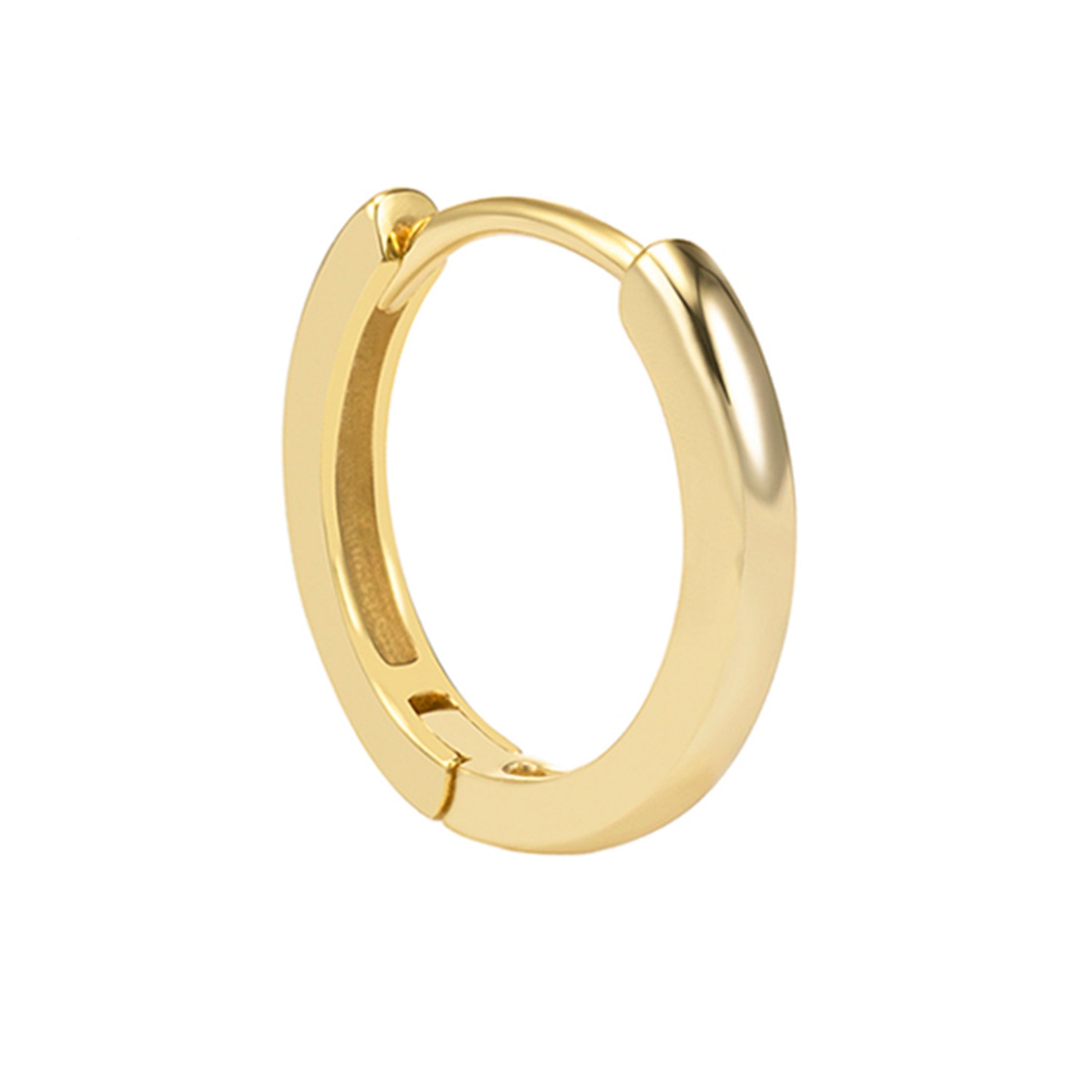 Arracadas Doradas Circulares