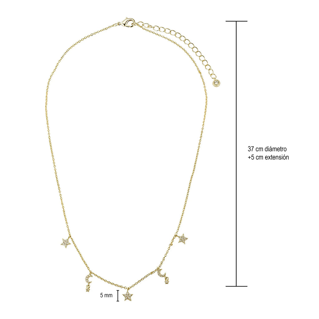 Collar de Estrella y Luna