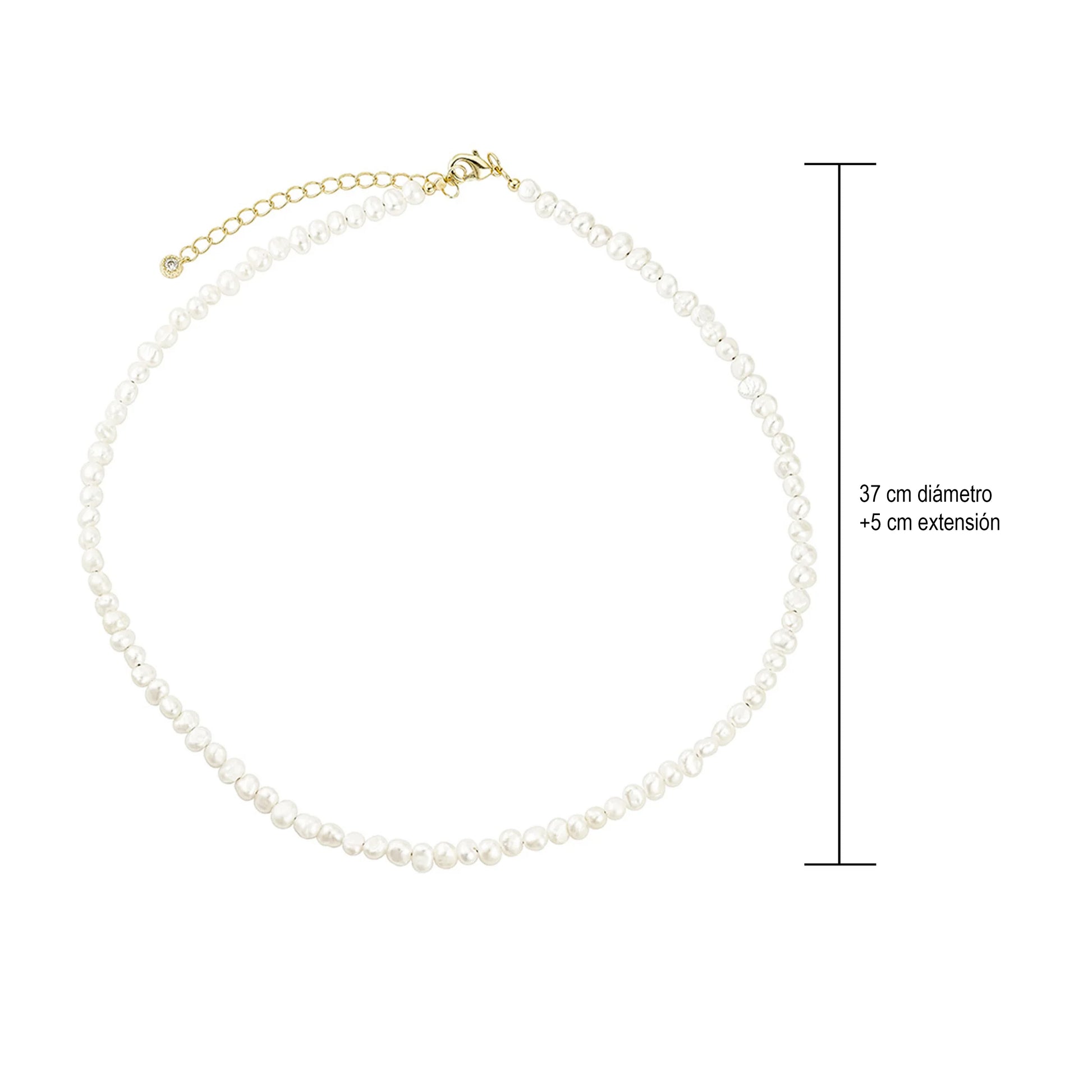 Collar de Perlas Naturales