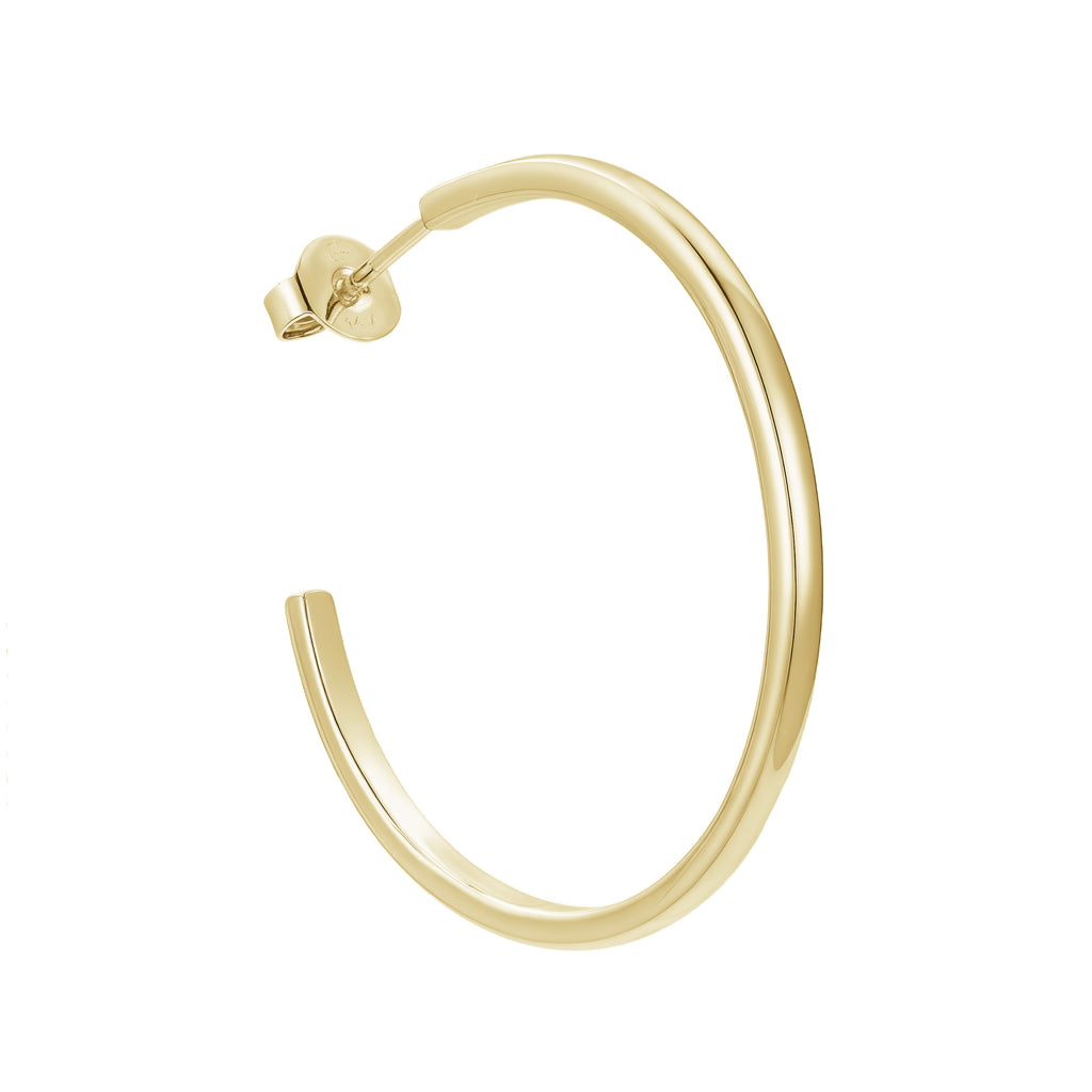 Aretes Argolla Dorados Atemporales