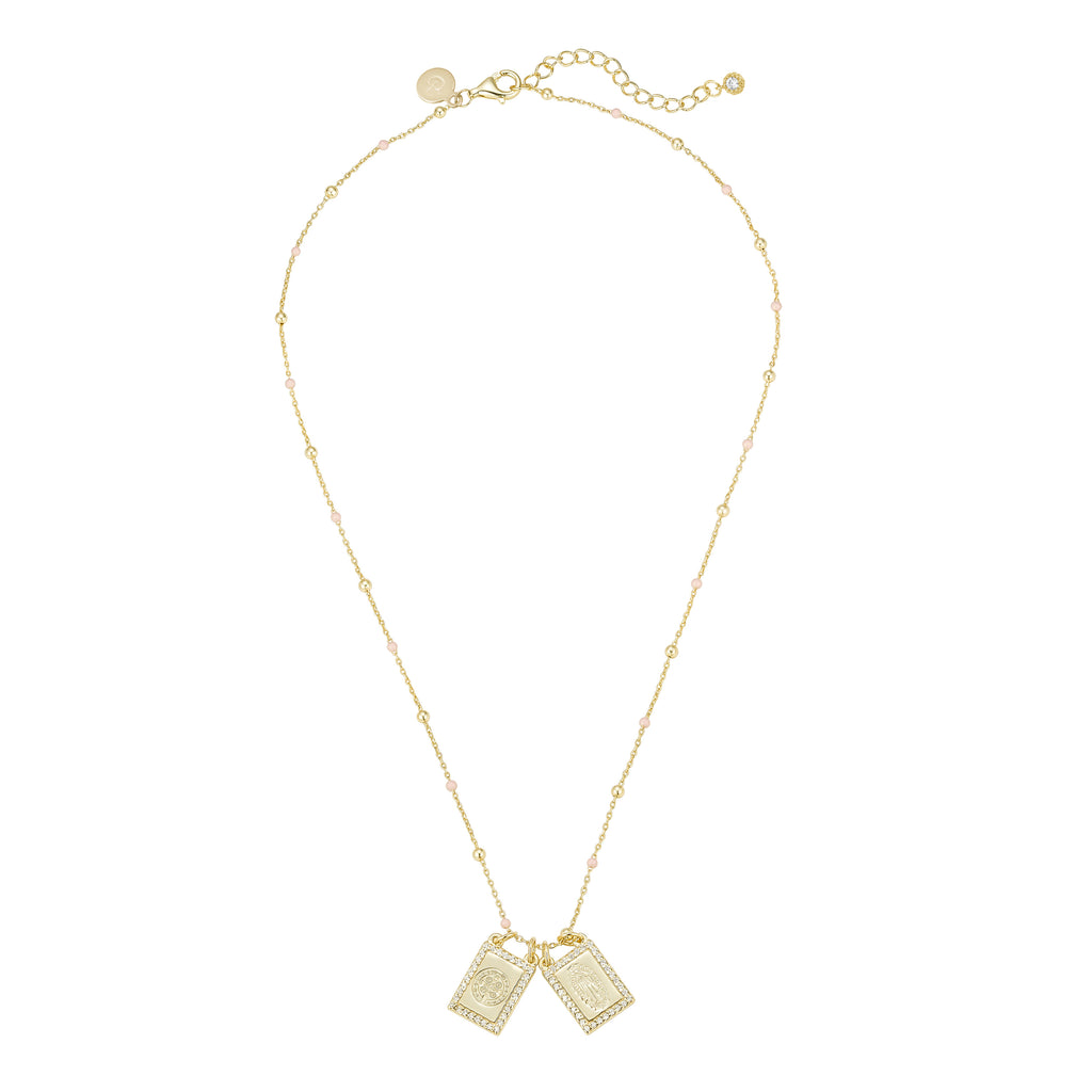 Escapulario San Benito y Virgen de Guadalupe