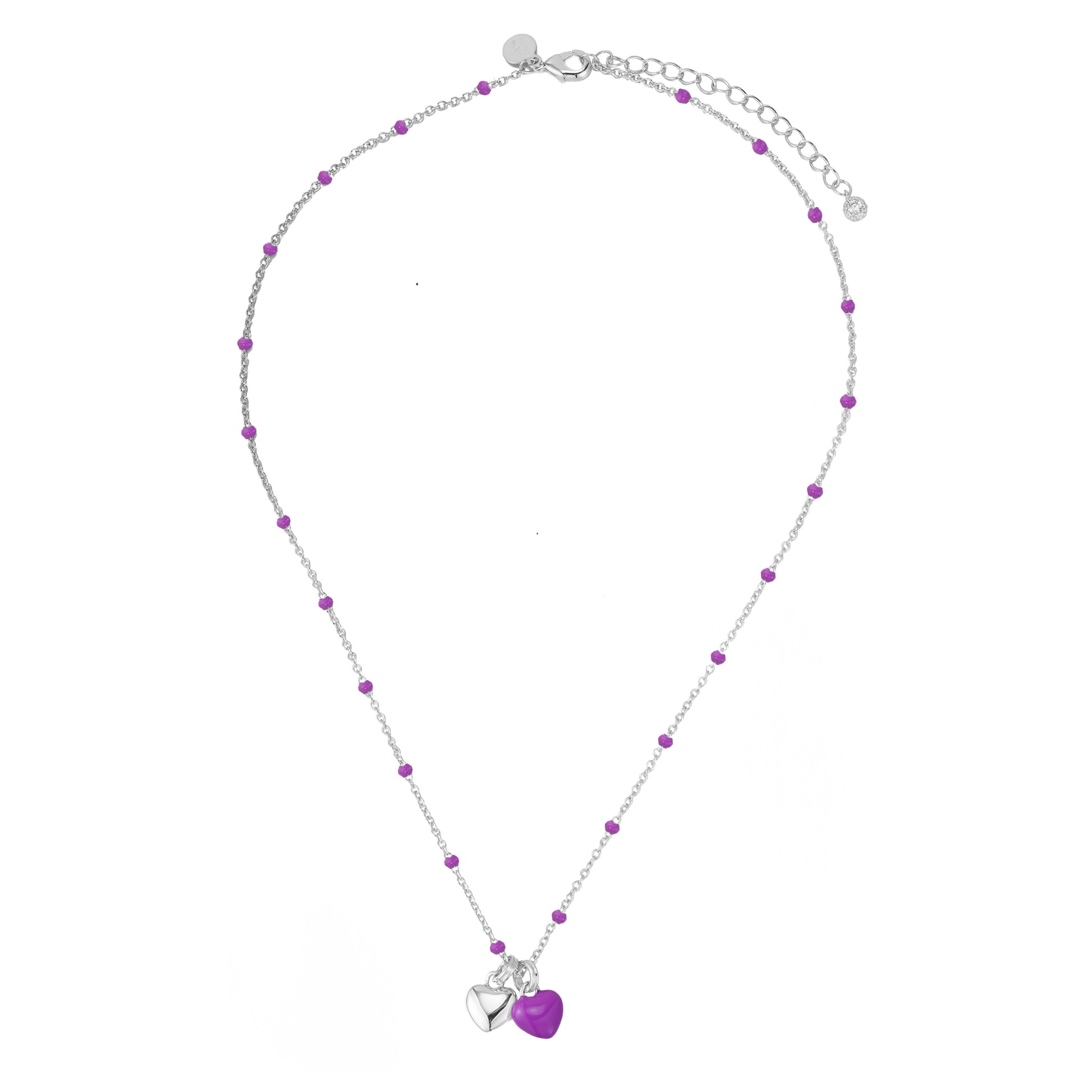 Collar de Corazones Azúl