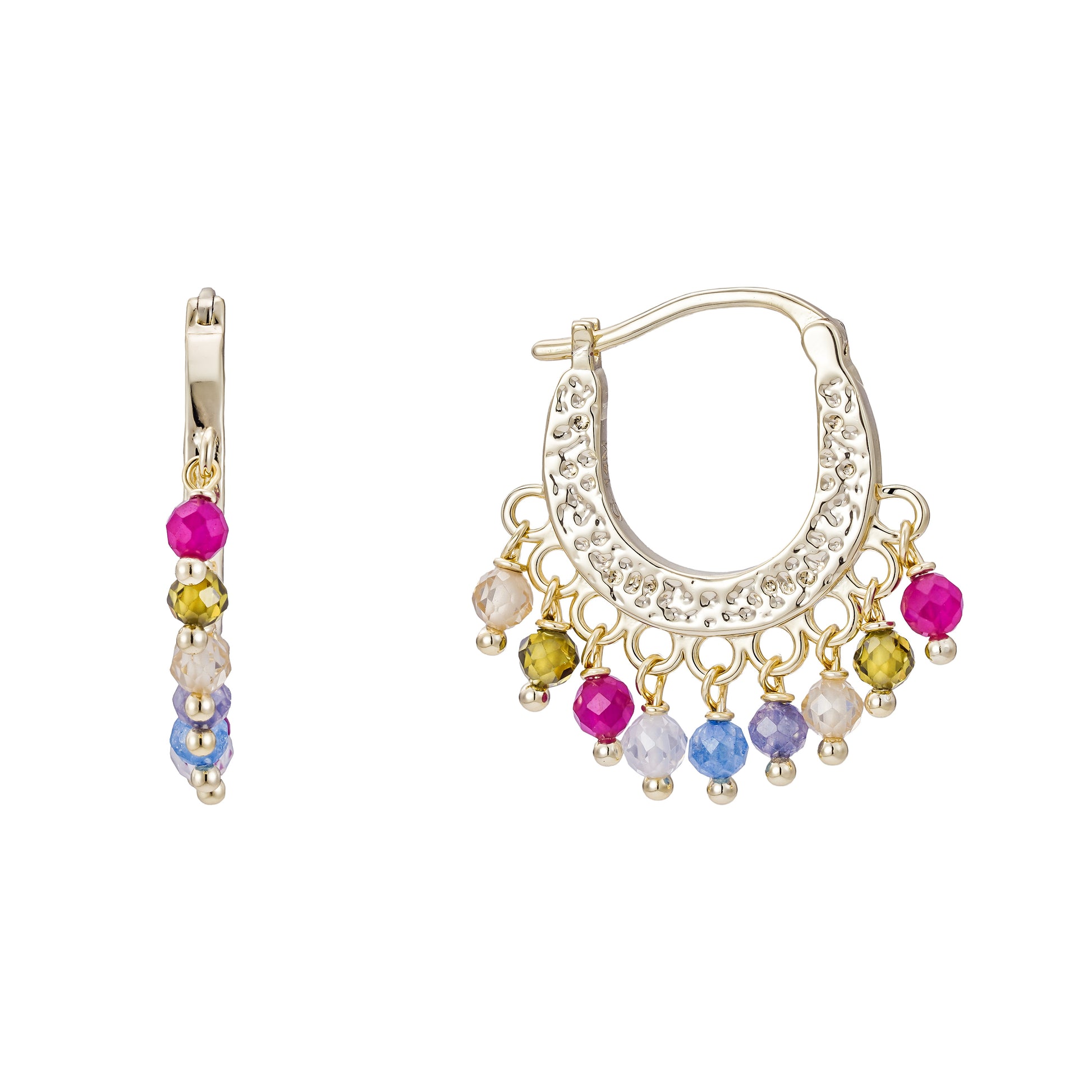 Aretes Candelabro Multicolor