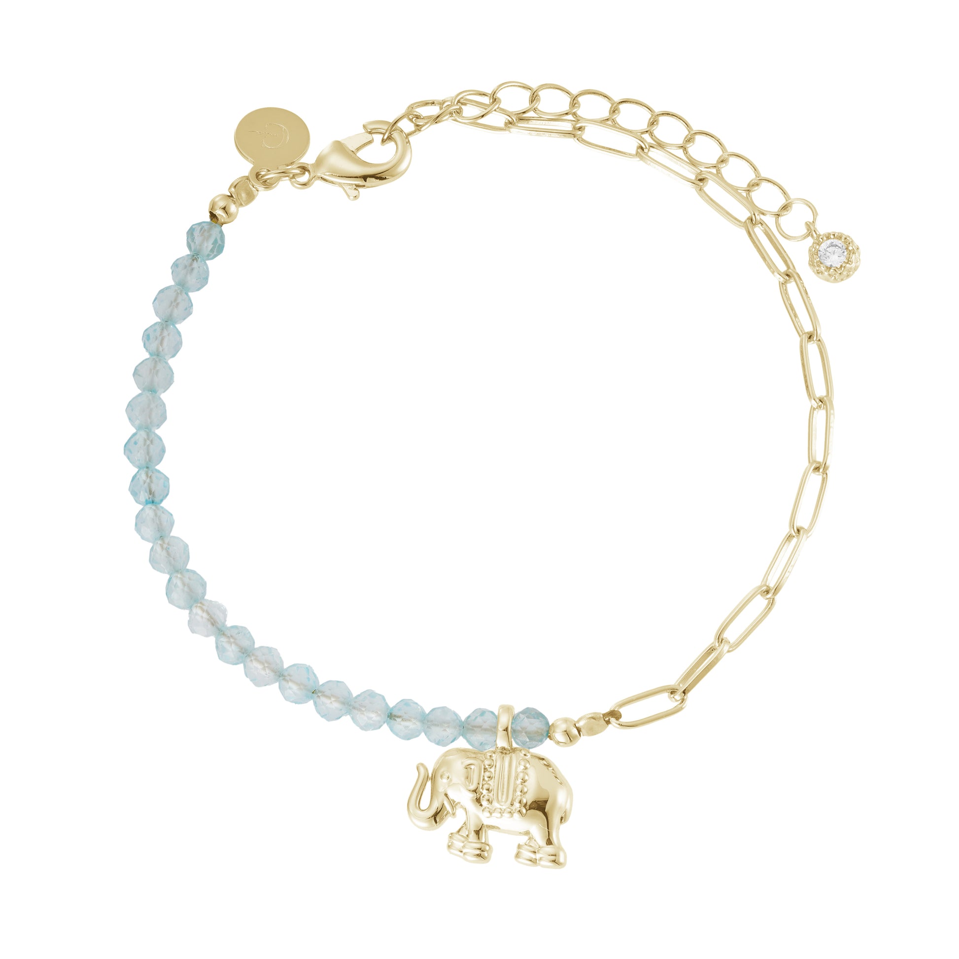 Pulsera Elefante con Cristales