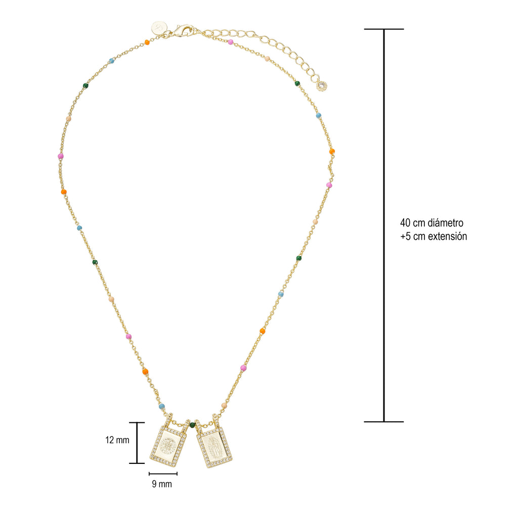 Collar Escapulario Virgen de Guadalupe