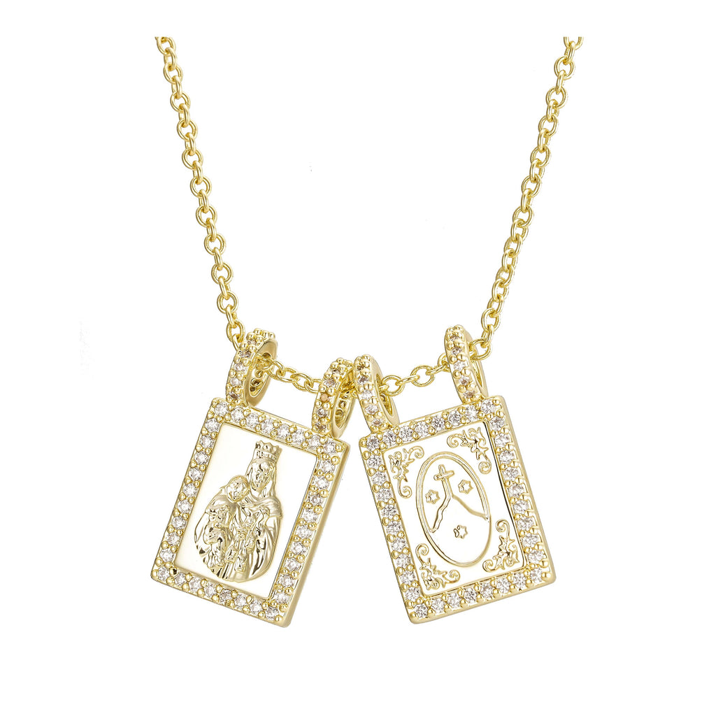 Collar Escapulario Virgen del Carmen