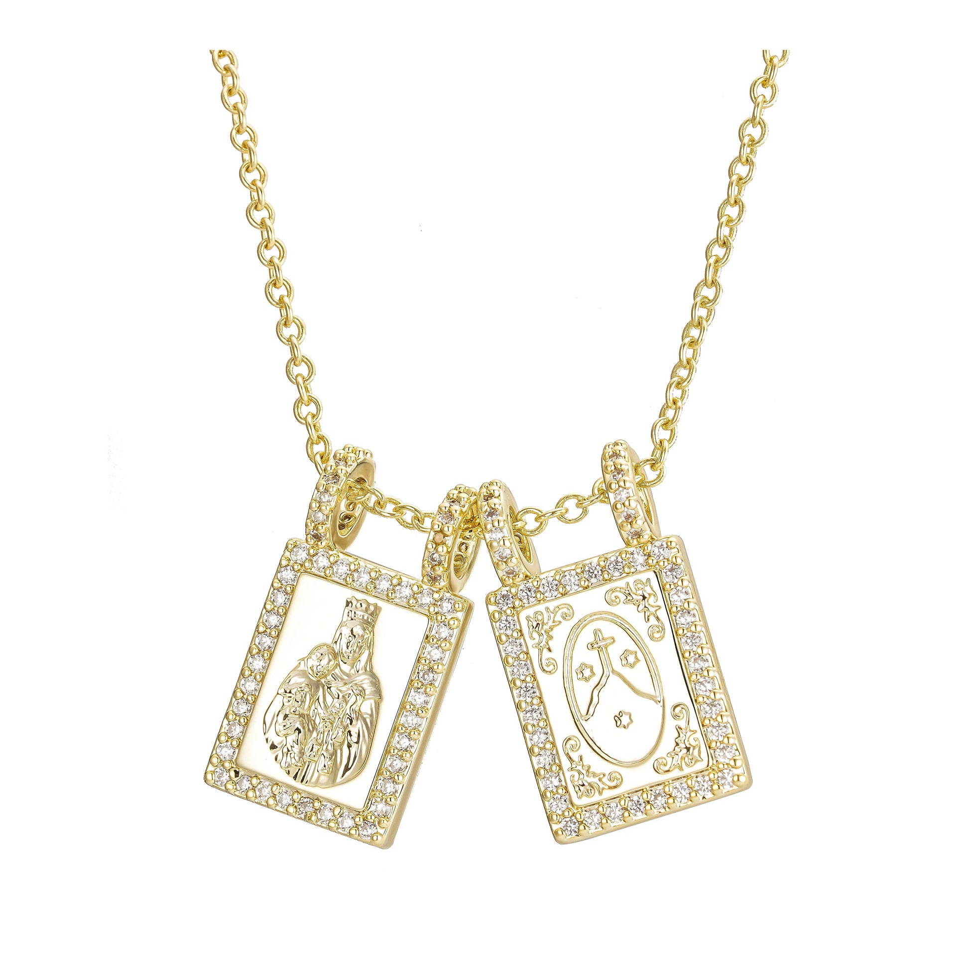 Collar Escapulario Virgen del Carmen