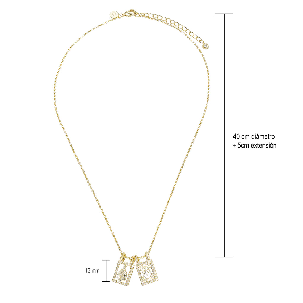 Collar Escapulario Virgen del Carmen