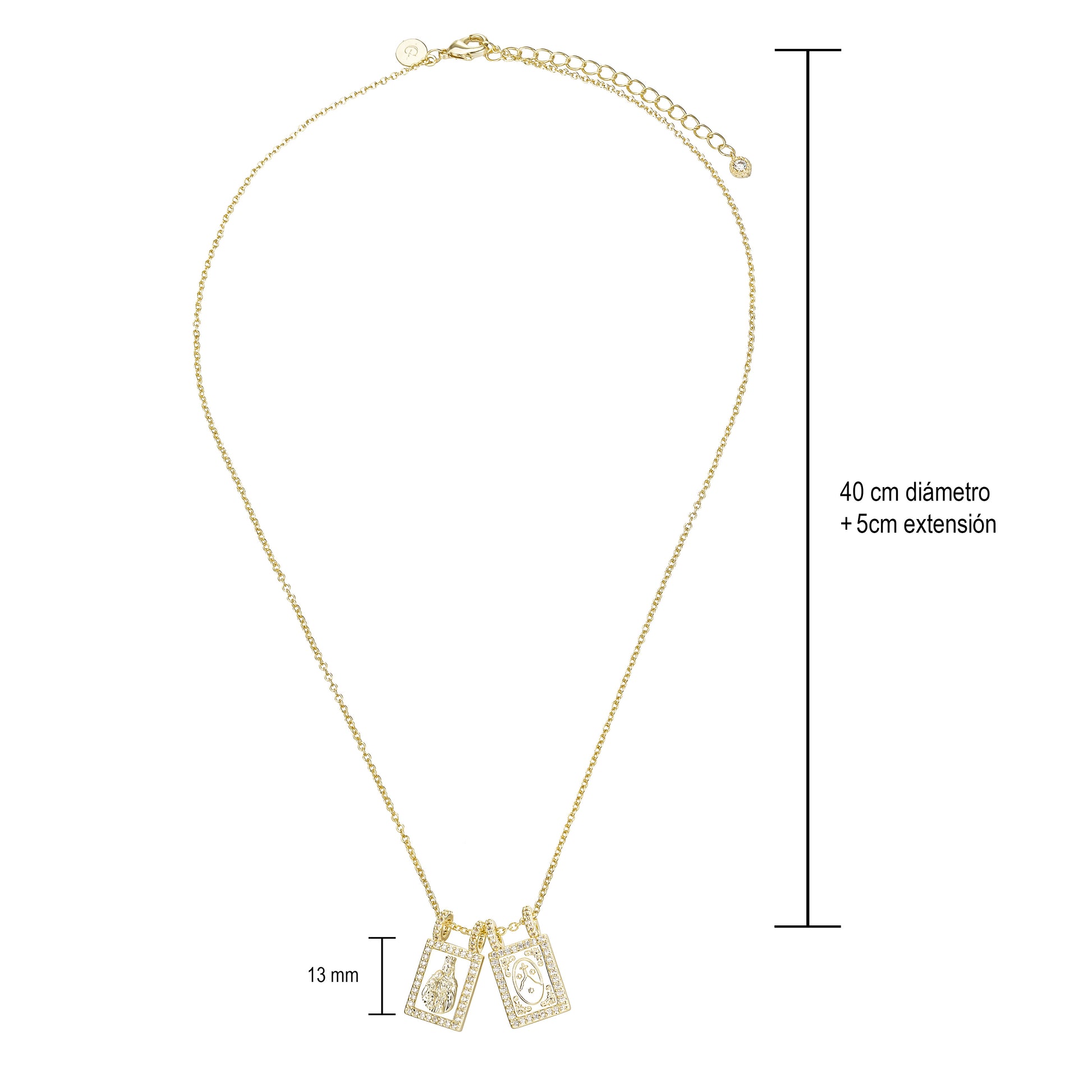 Collar Escapulario Virgen del Carmen