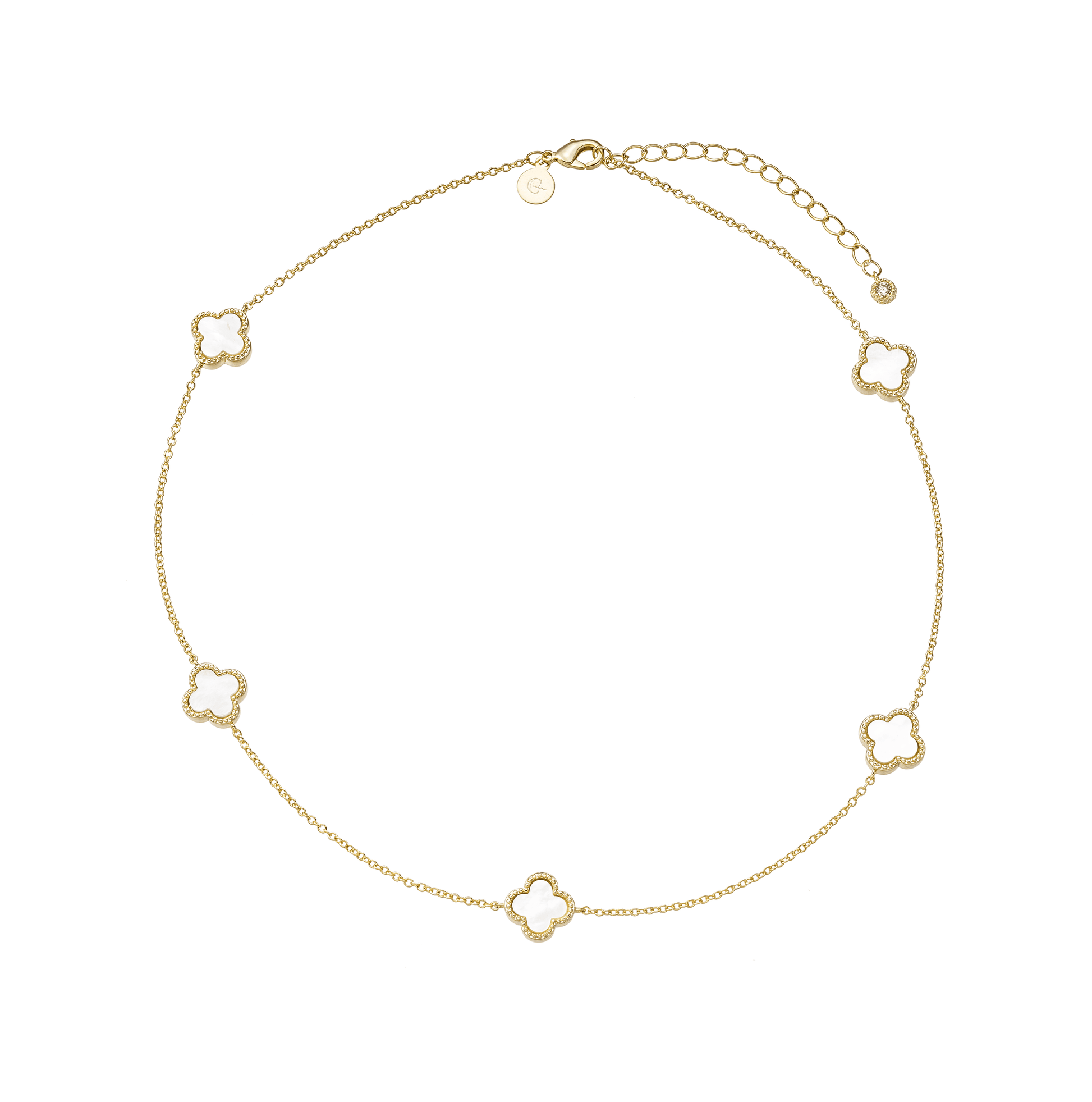 Collar Trébol Buena Suerte.