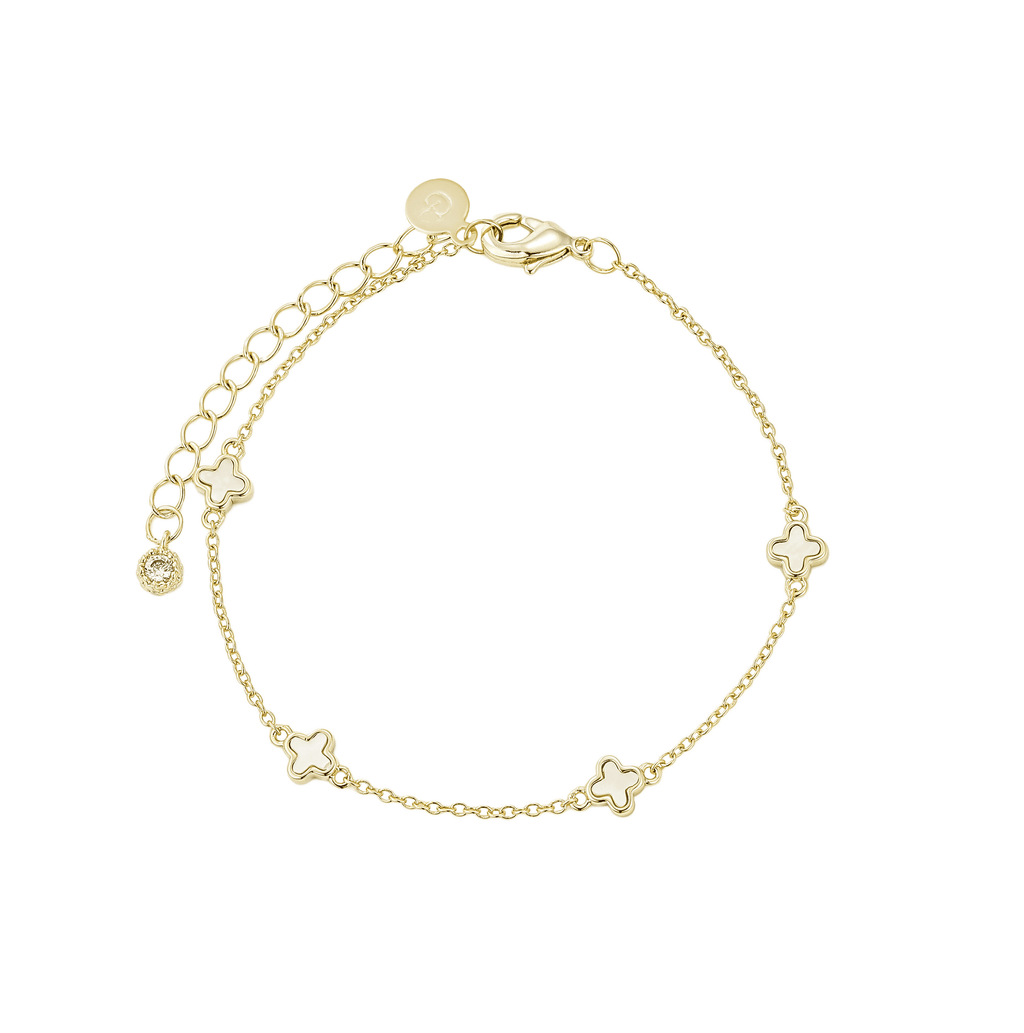Pulsera Trébol Buena Suerte.
