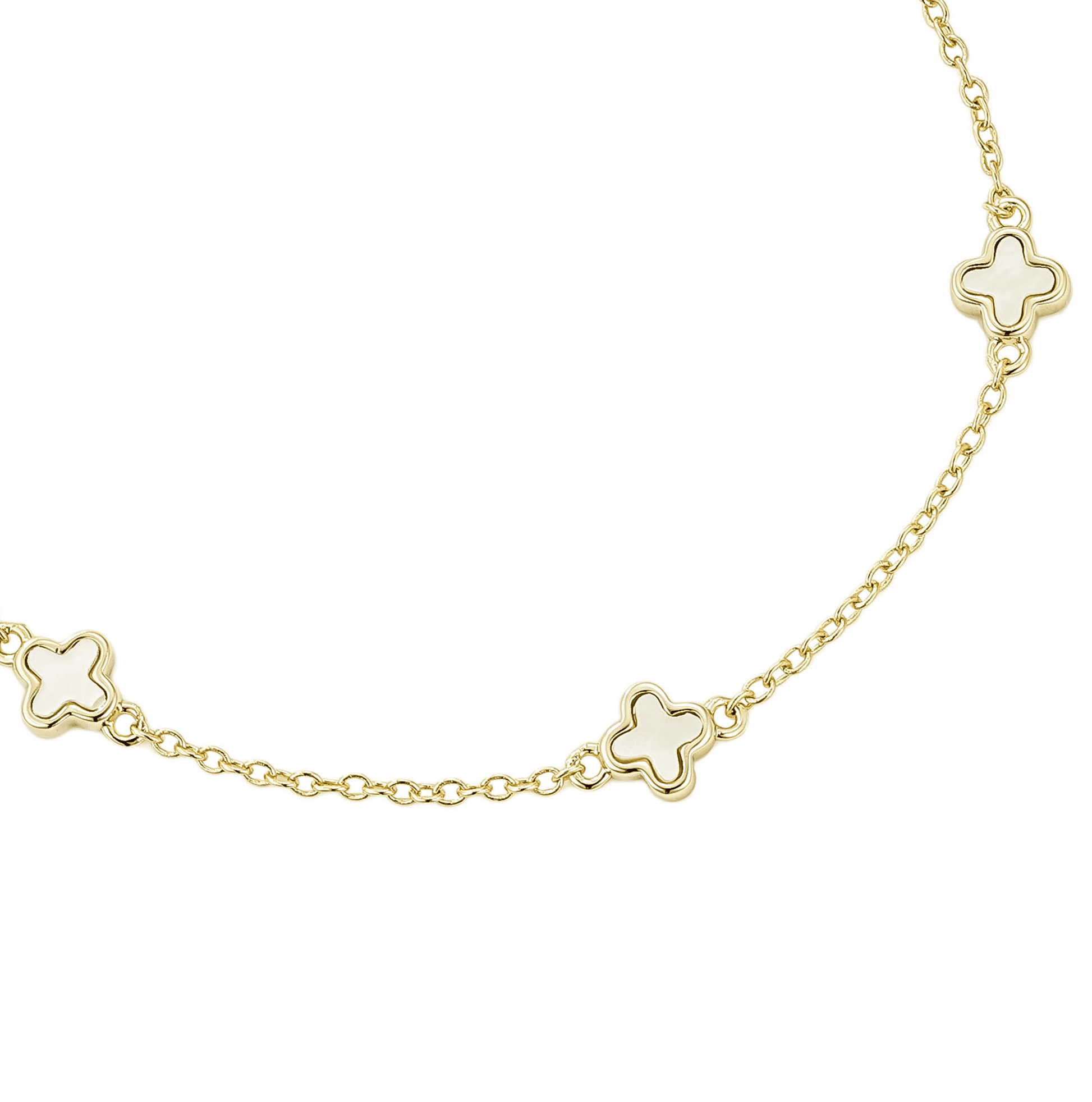 Pulsera Trébol Buena Suerte.