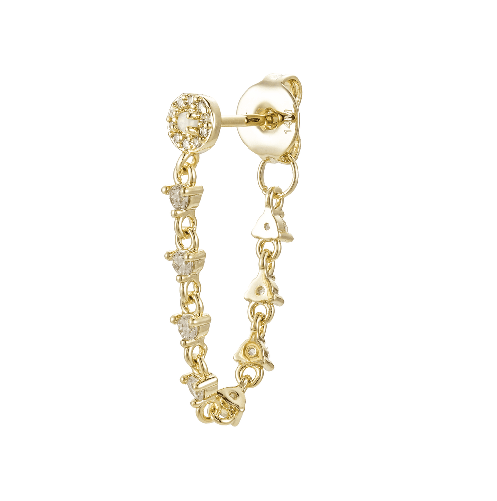 Piercing Doble con Cadena