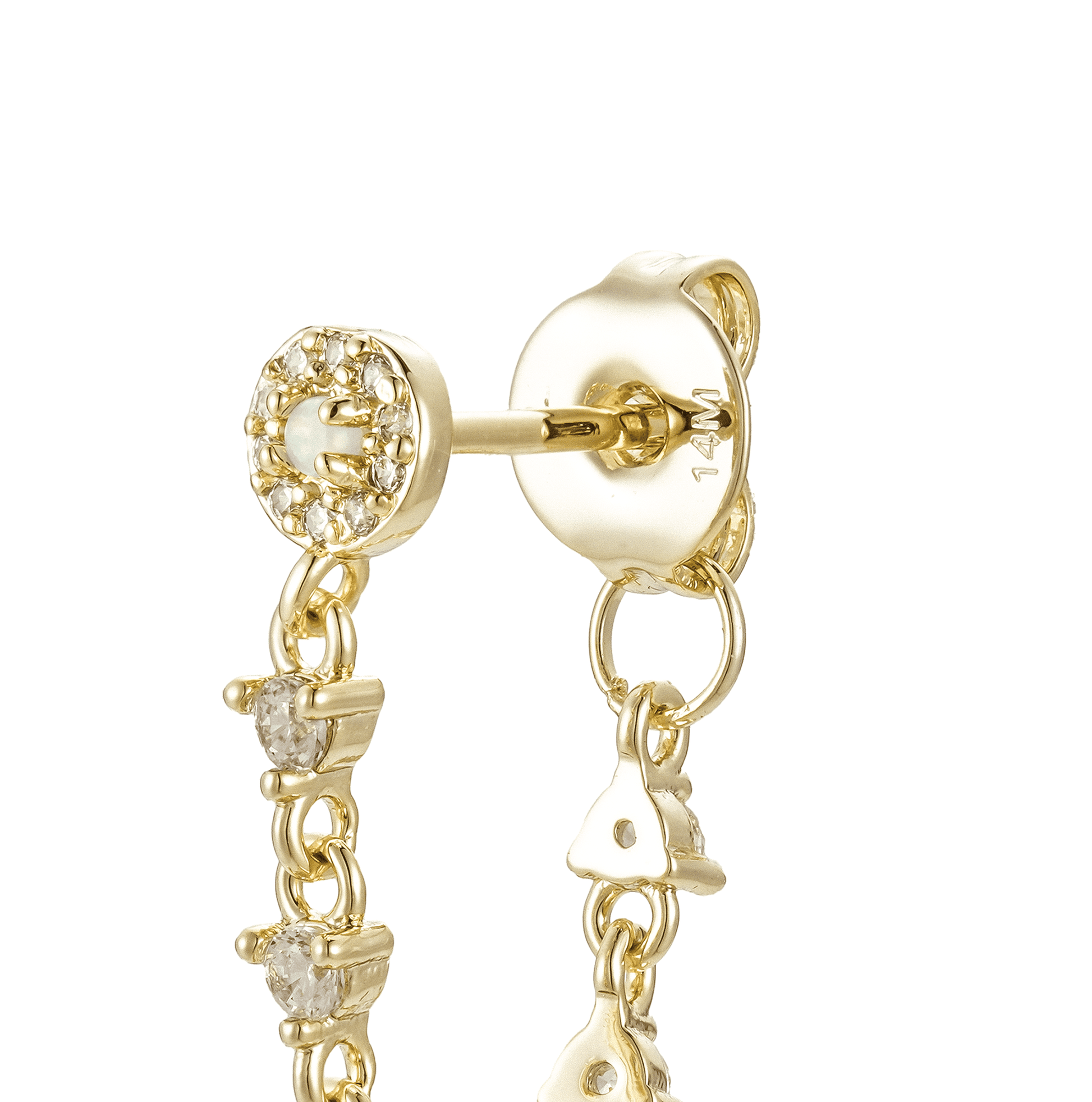 Piercing Doble con Cadena