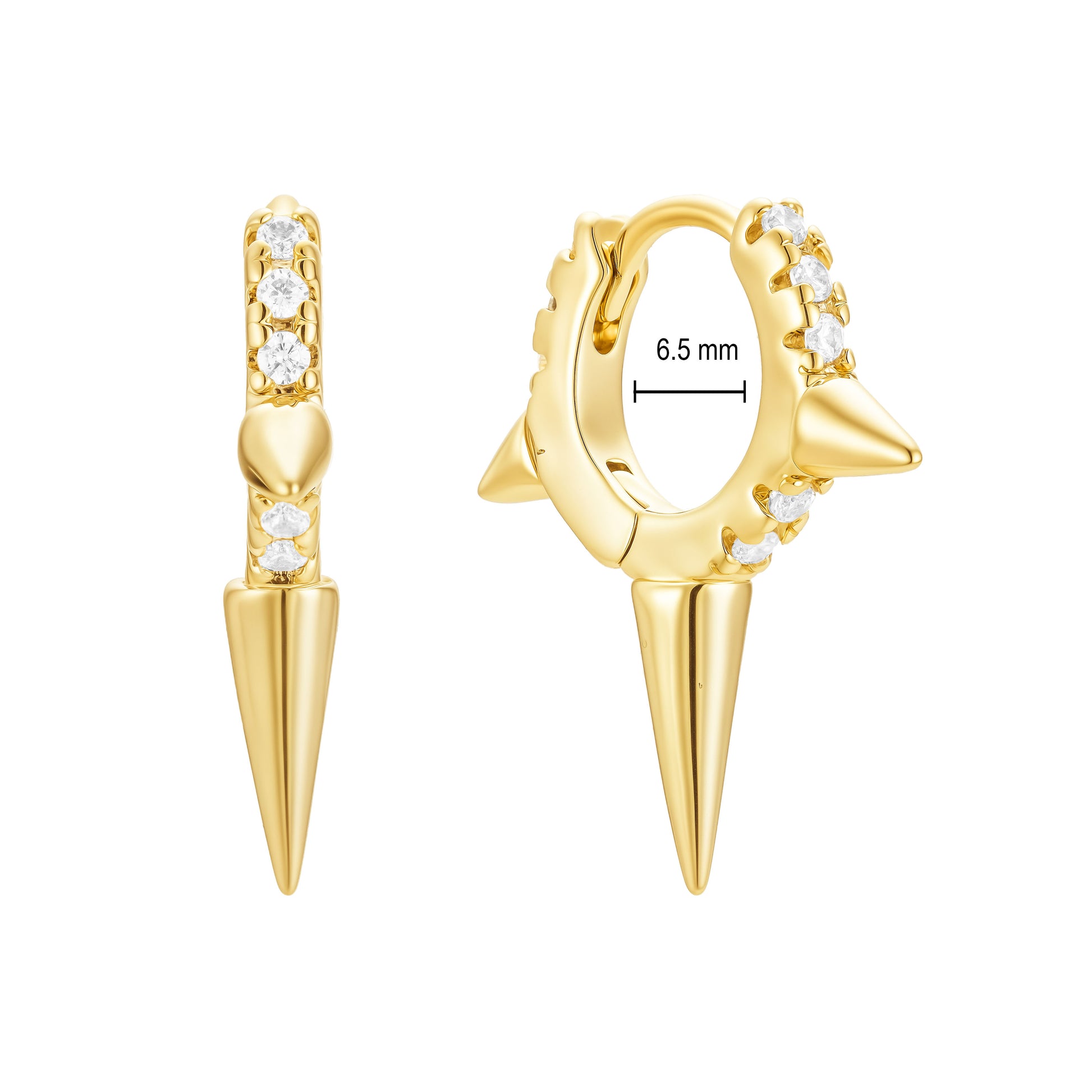 Aretes con Circonias