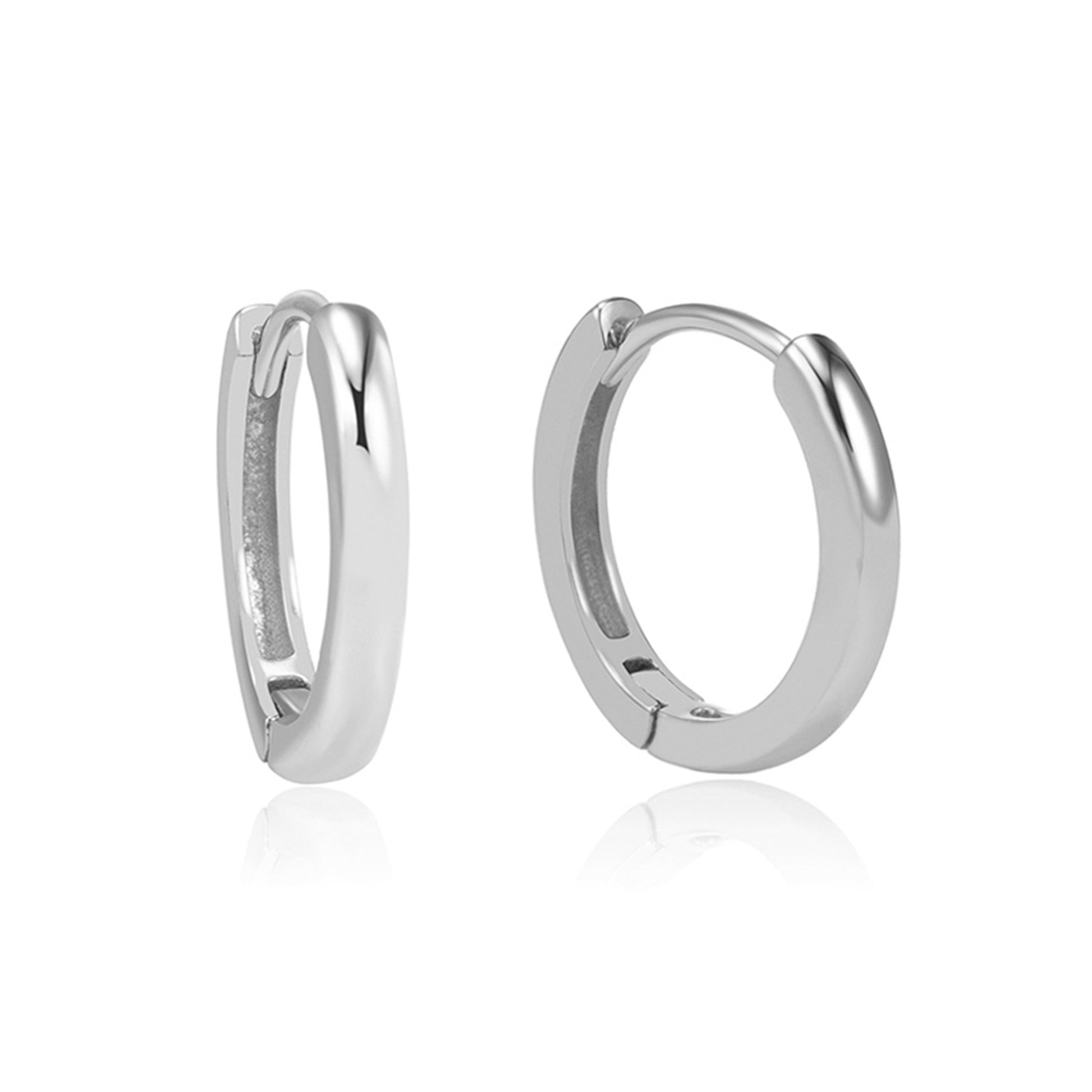 Aretes Arracadas Plateadas