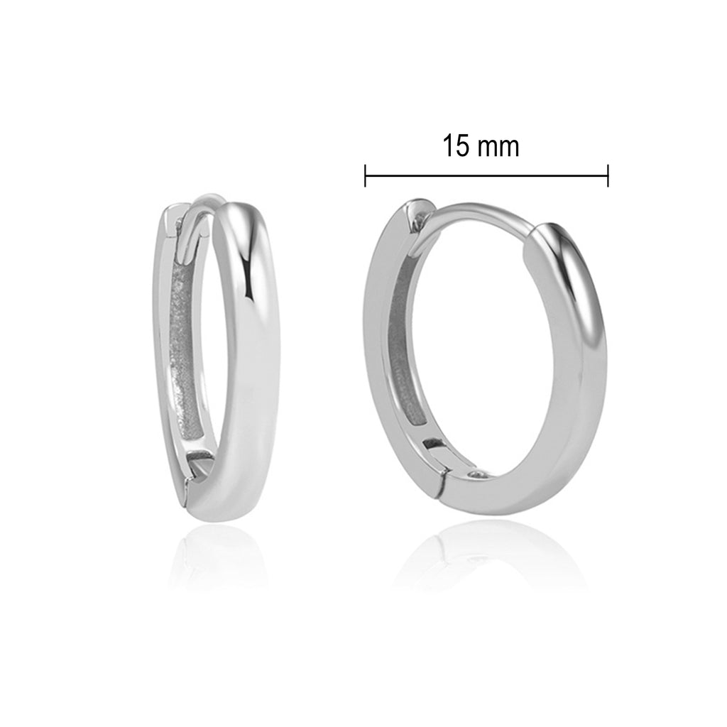 Aretes Arracadas Plateadas