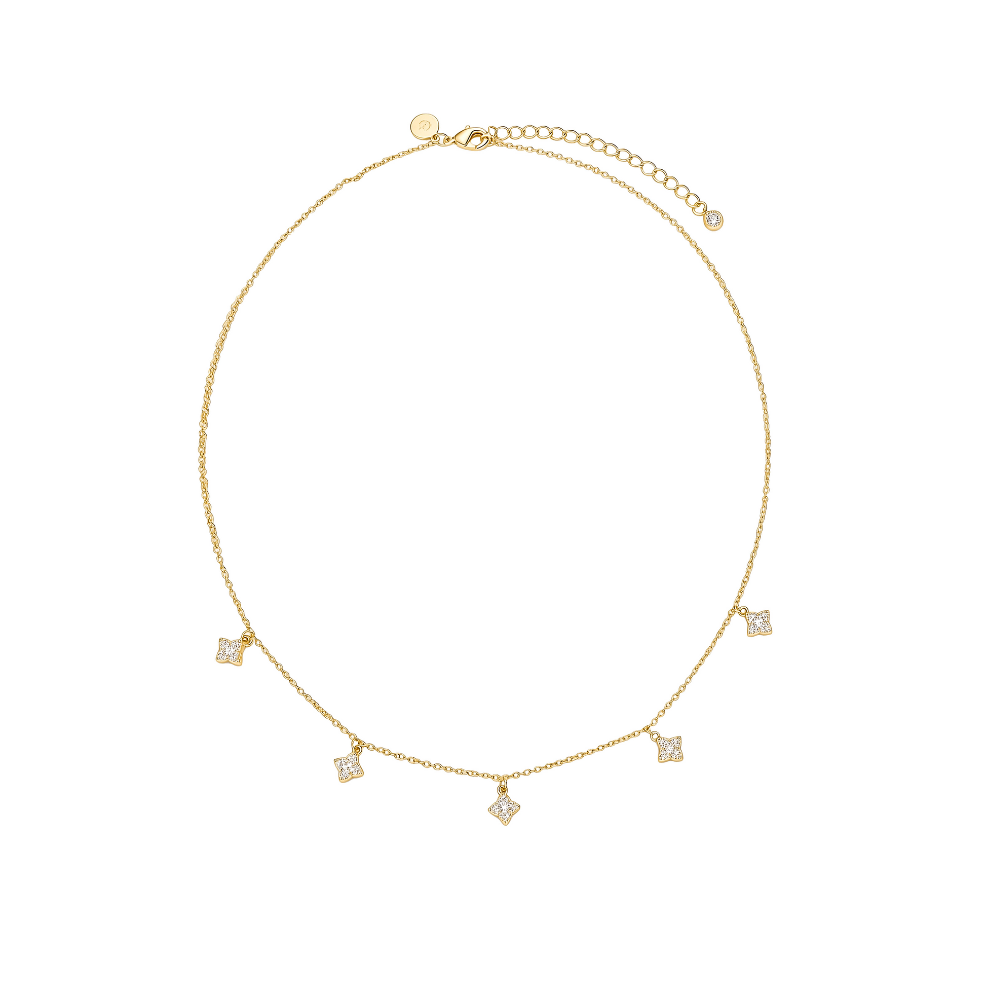 Collar de Dijes Geométricos