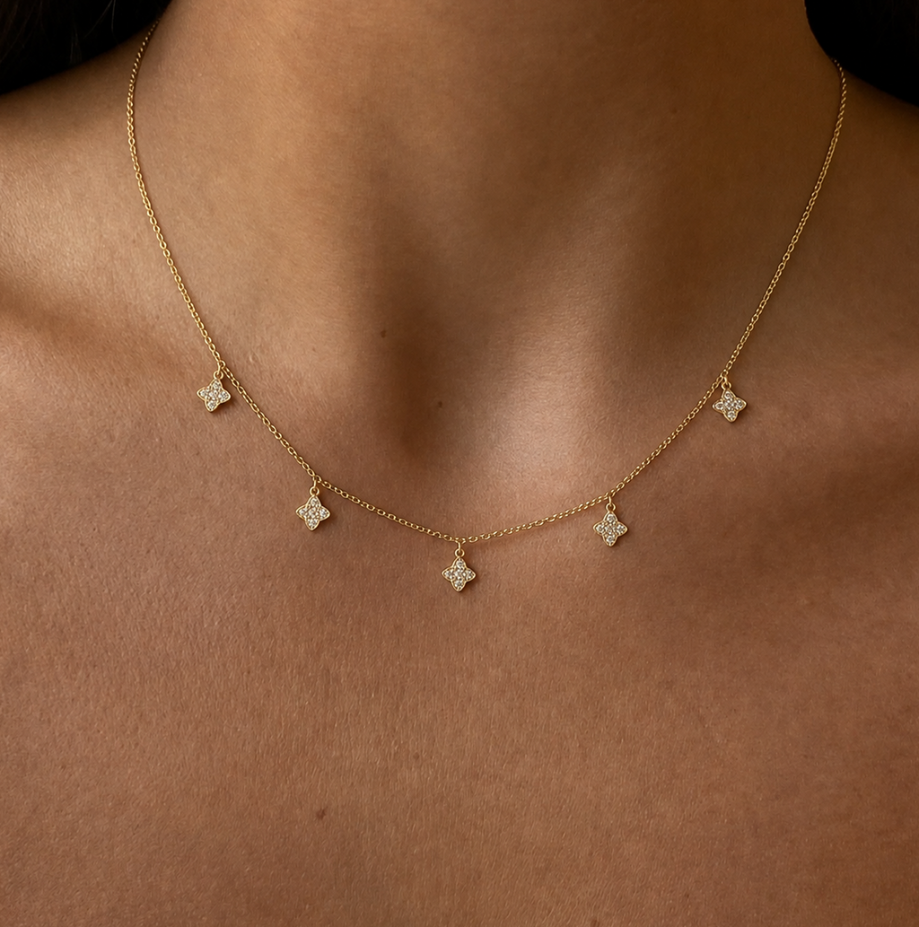 Collar de Dijes Geométricos