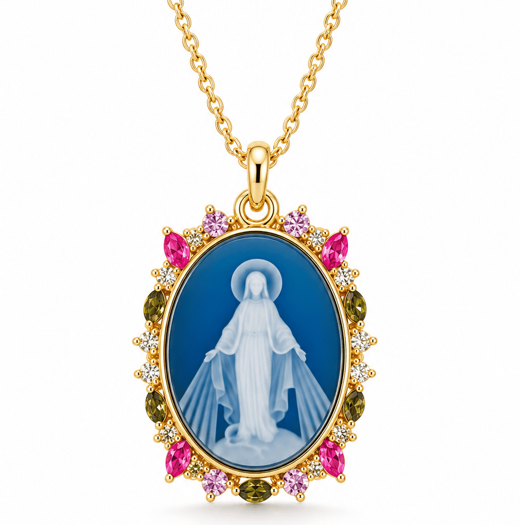 COLLAR AGATA AZUL