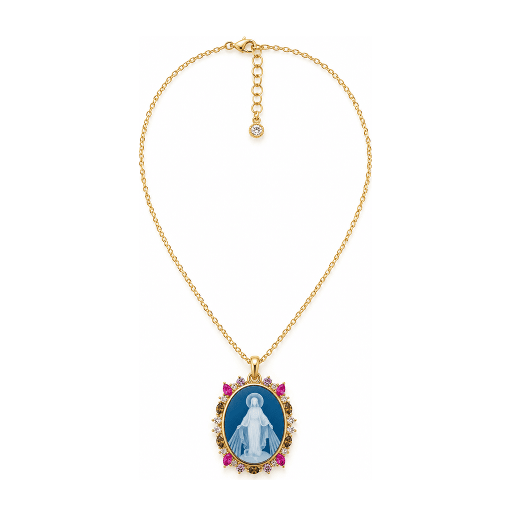 COLLAR AGATA AZUL