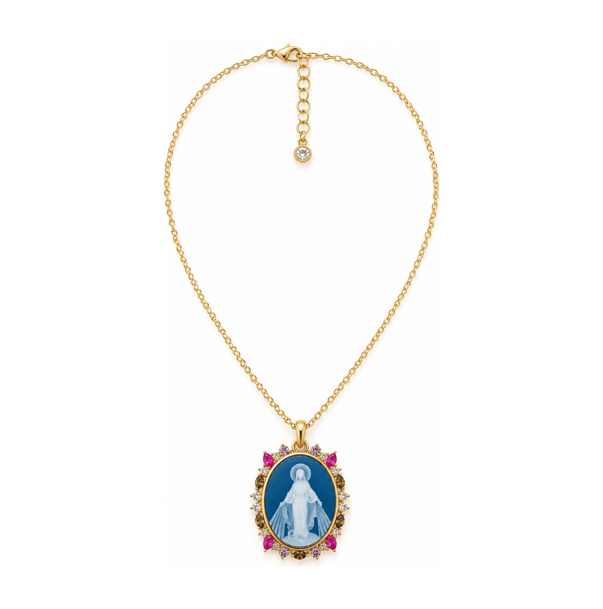 COLLAR AGATA AZUL