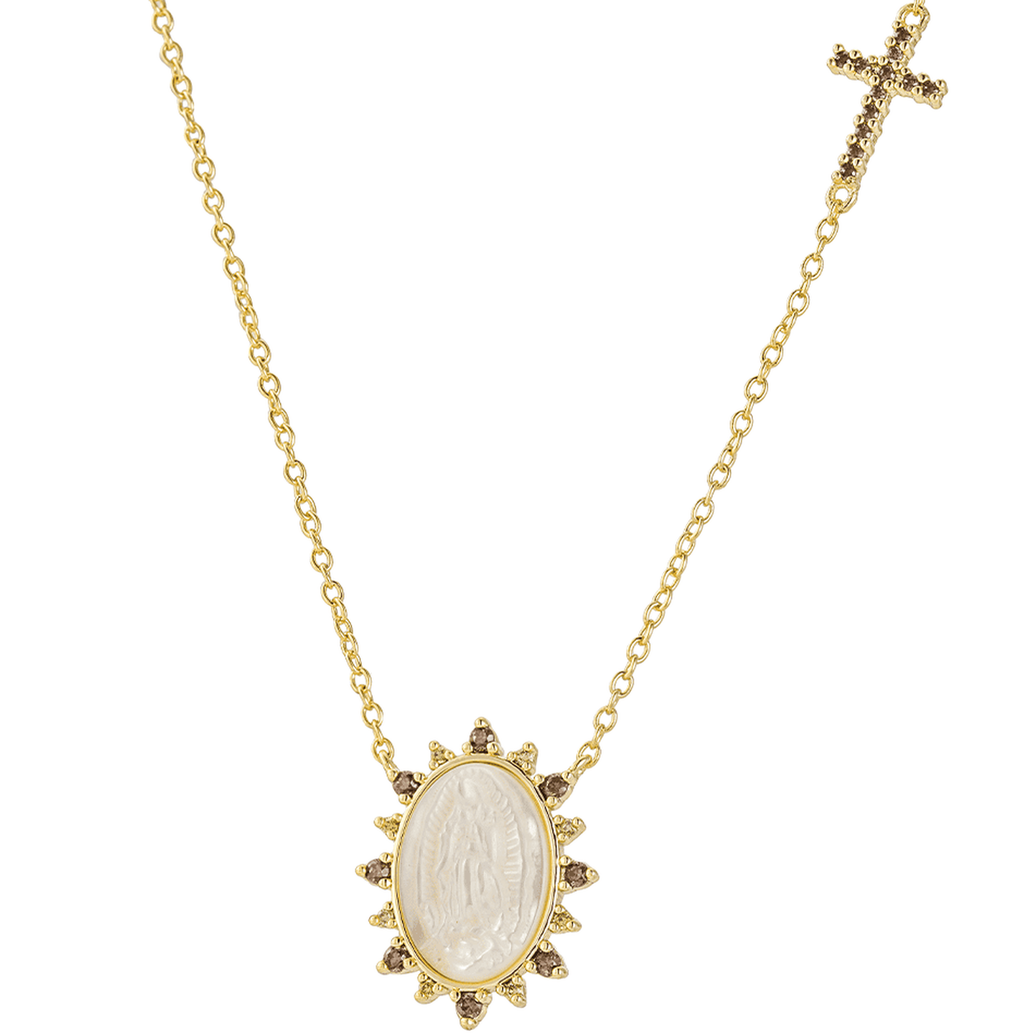 COLLAR GUADALUPANA Y CRUZ
