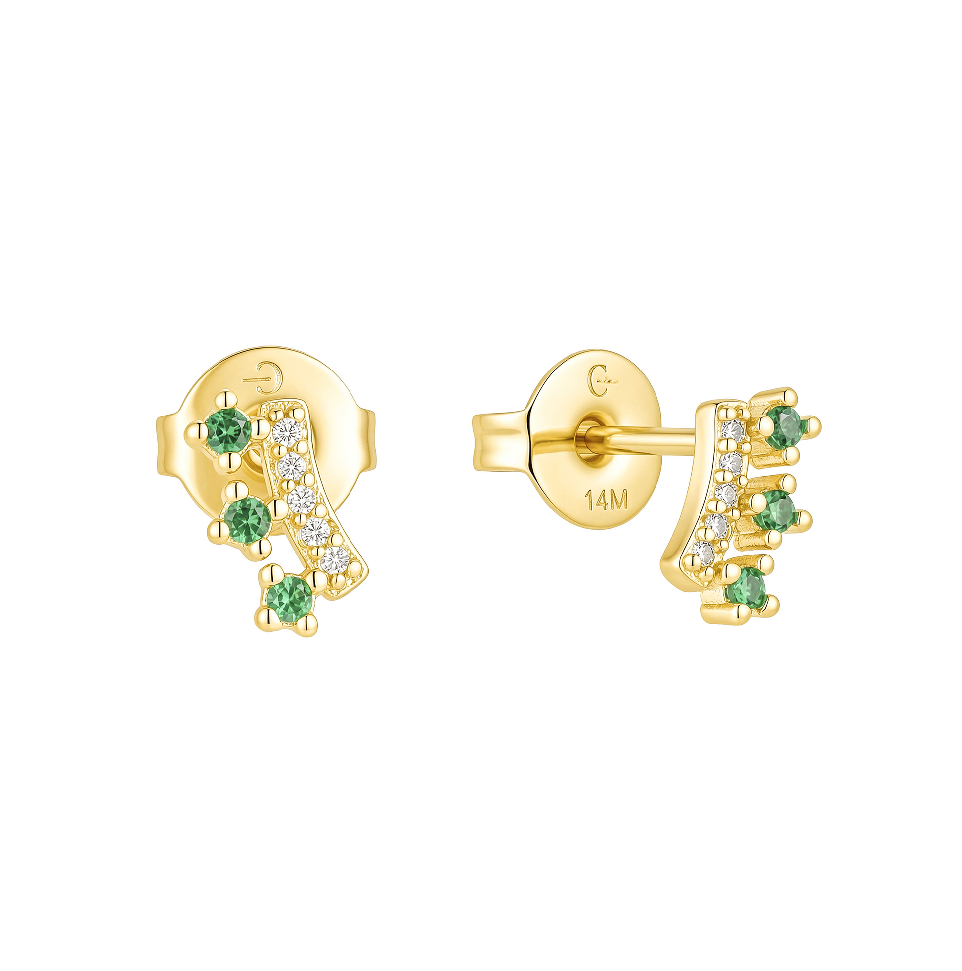 Aretes de Circonias Multicolor