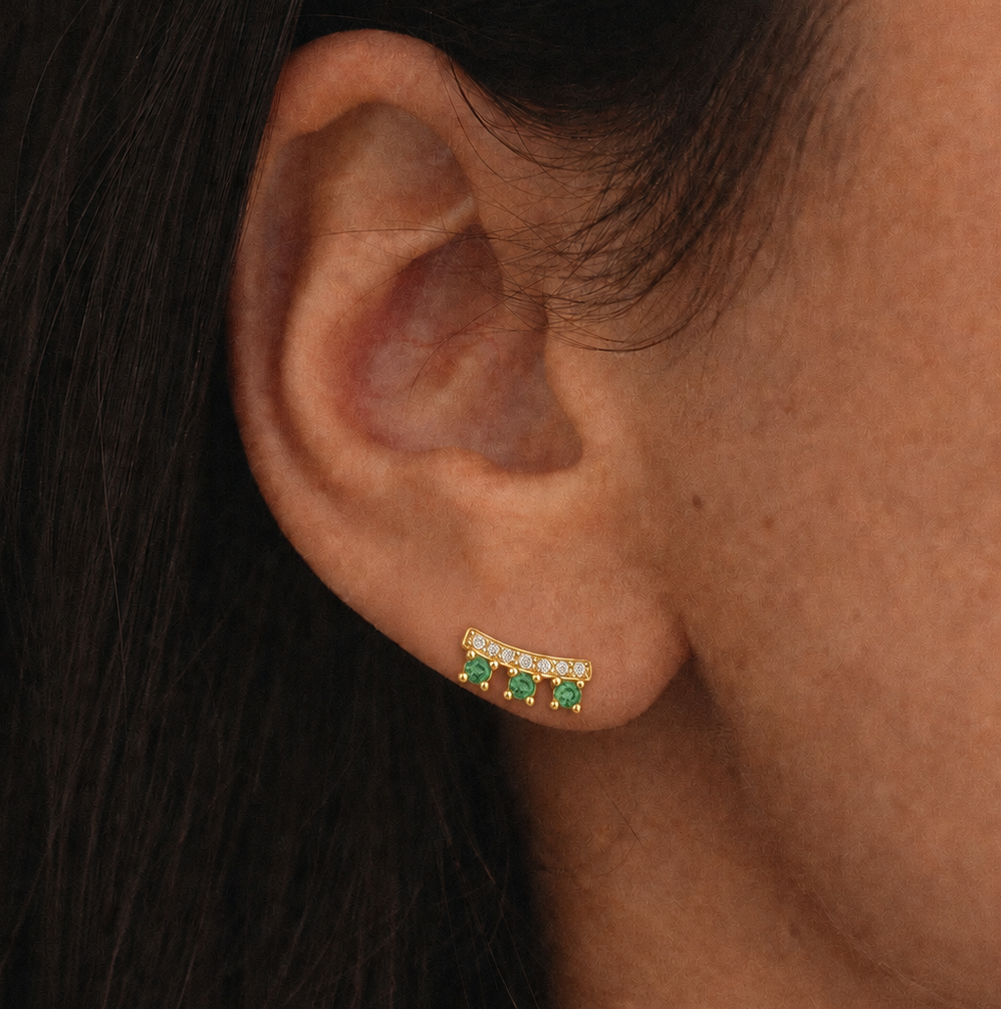 Aretes de Circonias Multicolor