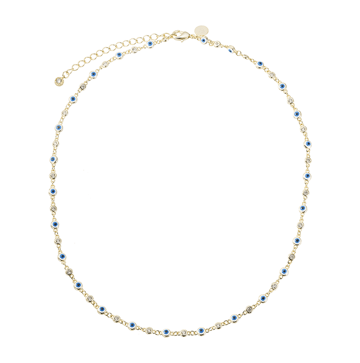 COLLAR OJITOS Y CIRCONIAS