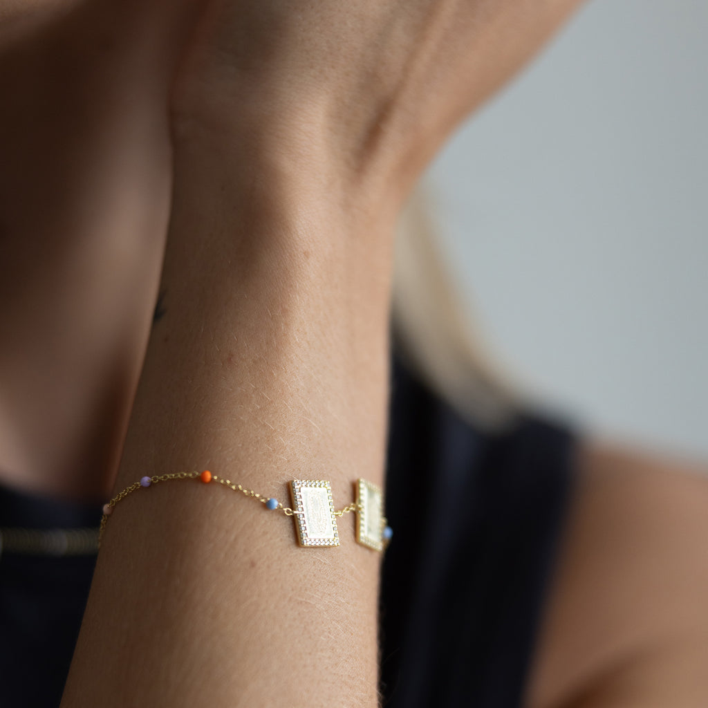 Pulsera San Benito y Virgen María