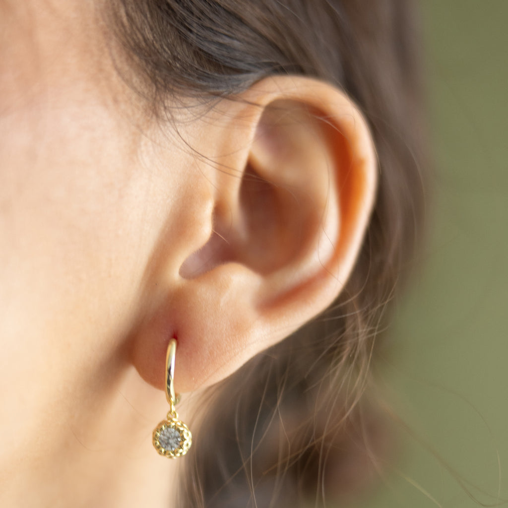 Aretes Flor de Alcachofa