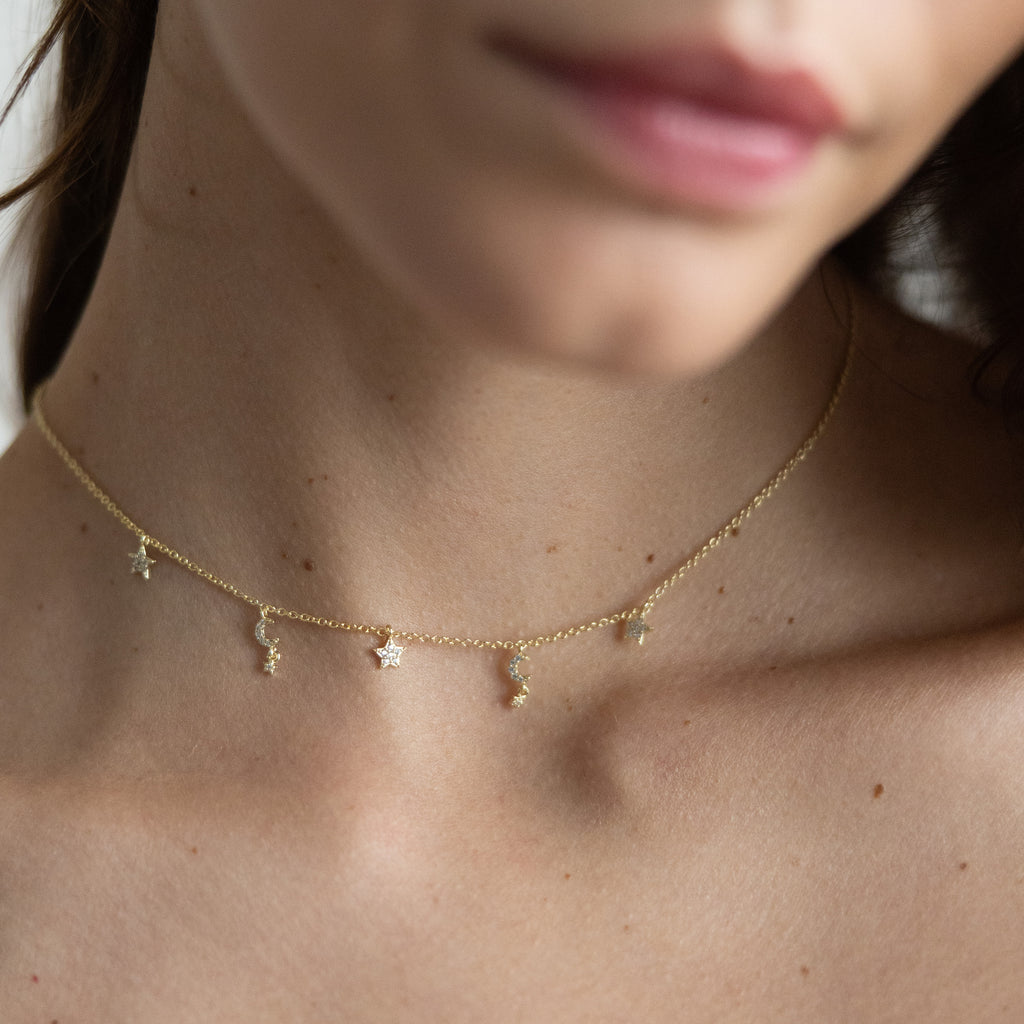 Collar de Estrella y Luna